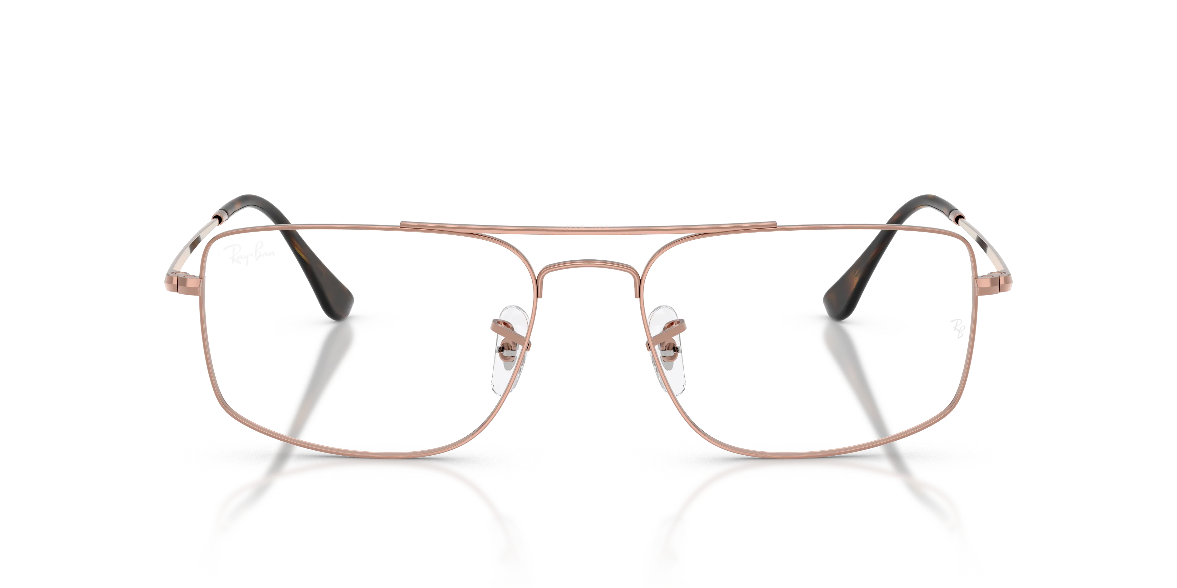 Ray - Ban RX6579 RX6579 2943 Montature da vista Metallo Bronzo Trasparente Squadrata Normale - immagine 3