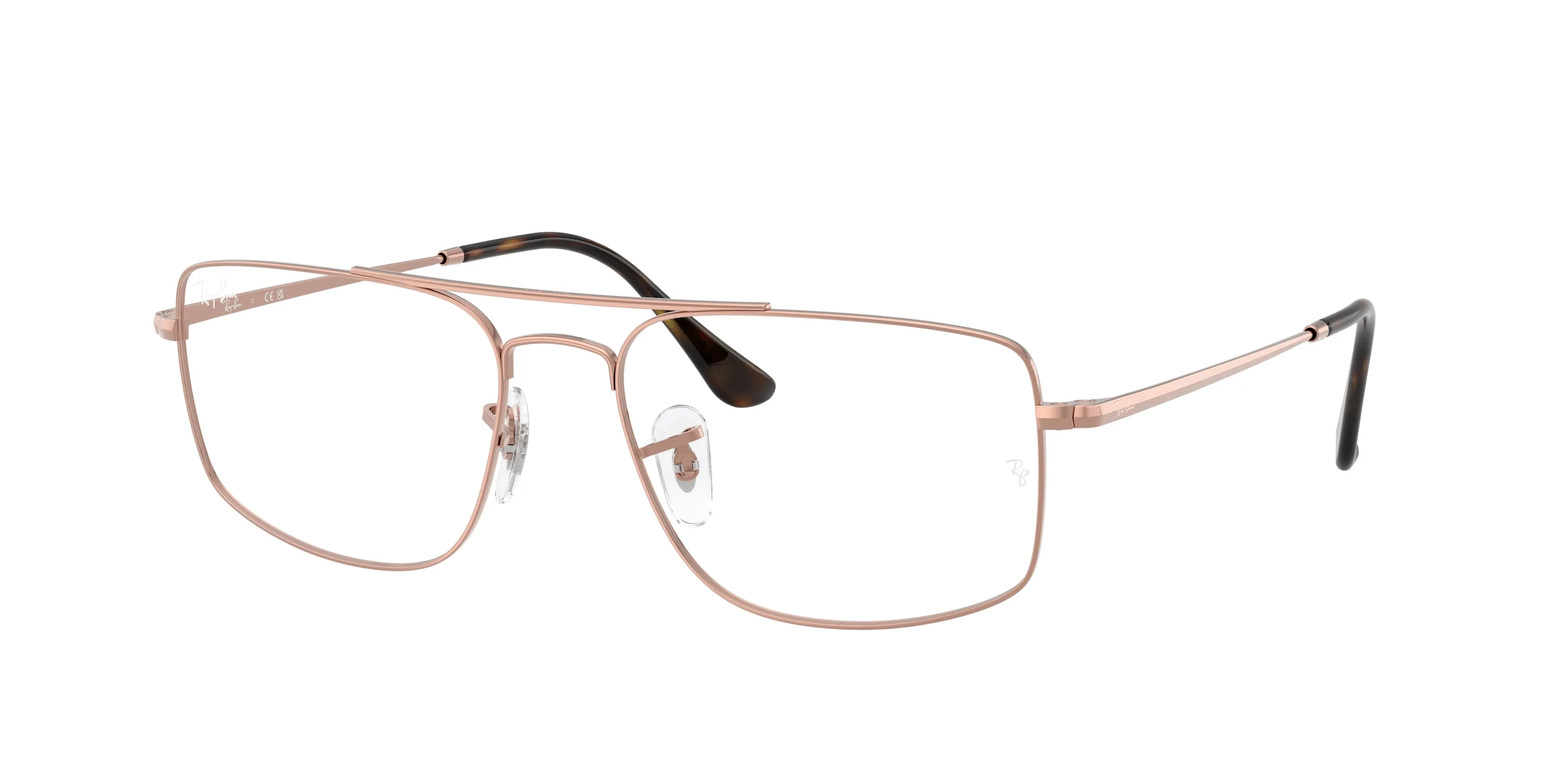 Ray - Ban RX6579 RX6579 2943 Montature da vista Metallo Bronzo Trasparente Squadrata Normale - immagine 1