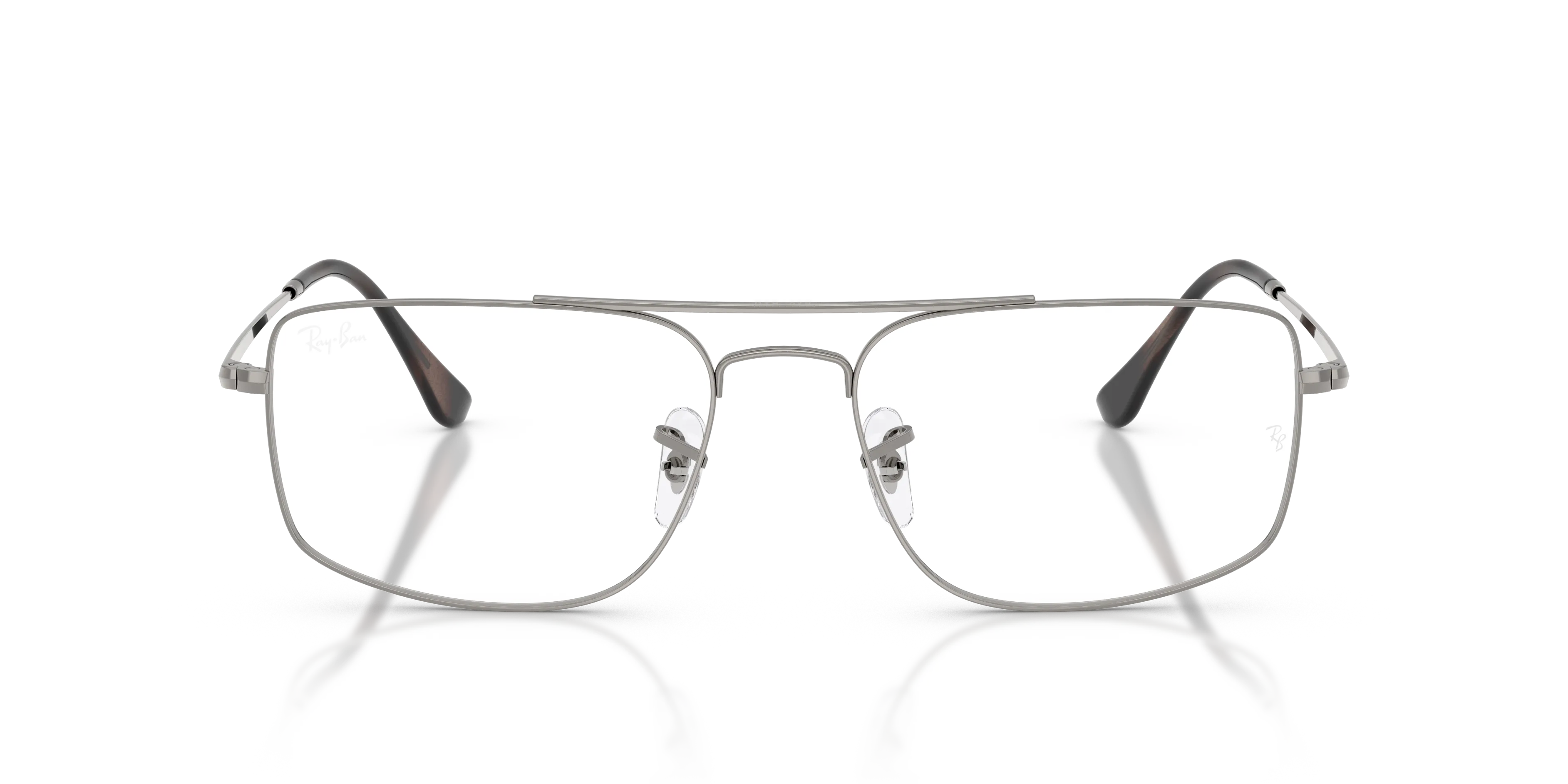 Ray - Ban RX6579 RX6579 2502 Montature da vista Metallo Grigio Trasparente Squadrata Normale - immagine 3