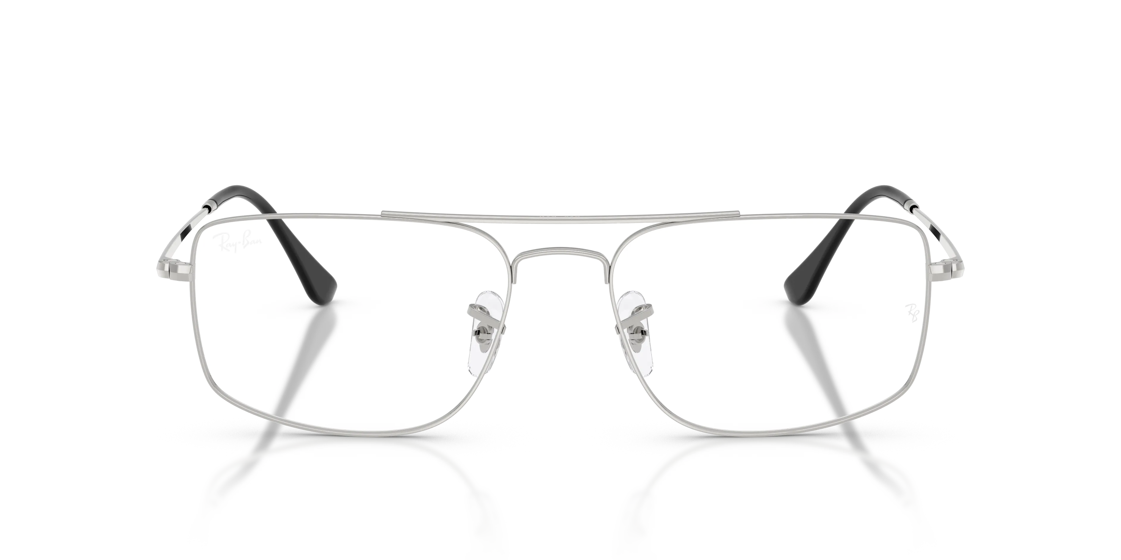 Ray - Ban RX6579 RX6579 2501 Montature da vista Metallo Argento Trasparente Squadrata Normale - immagine 3