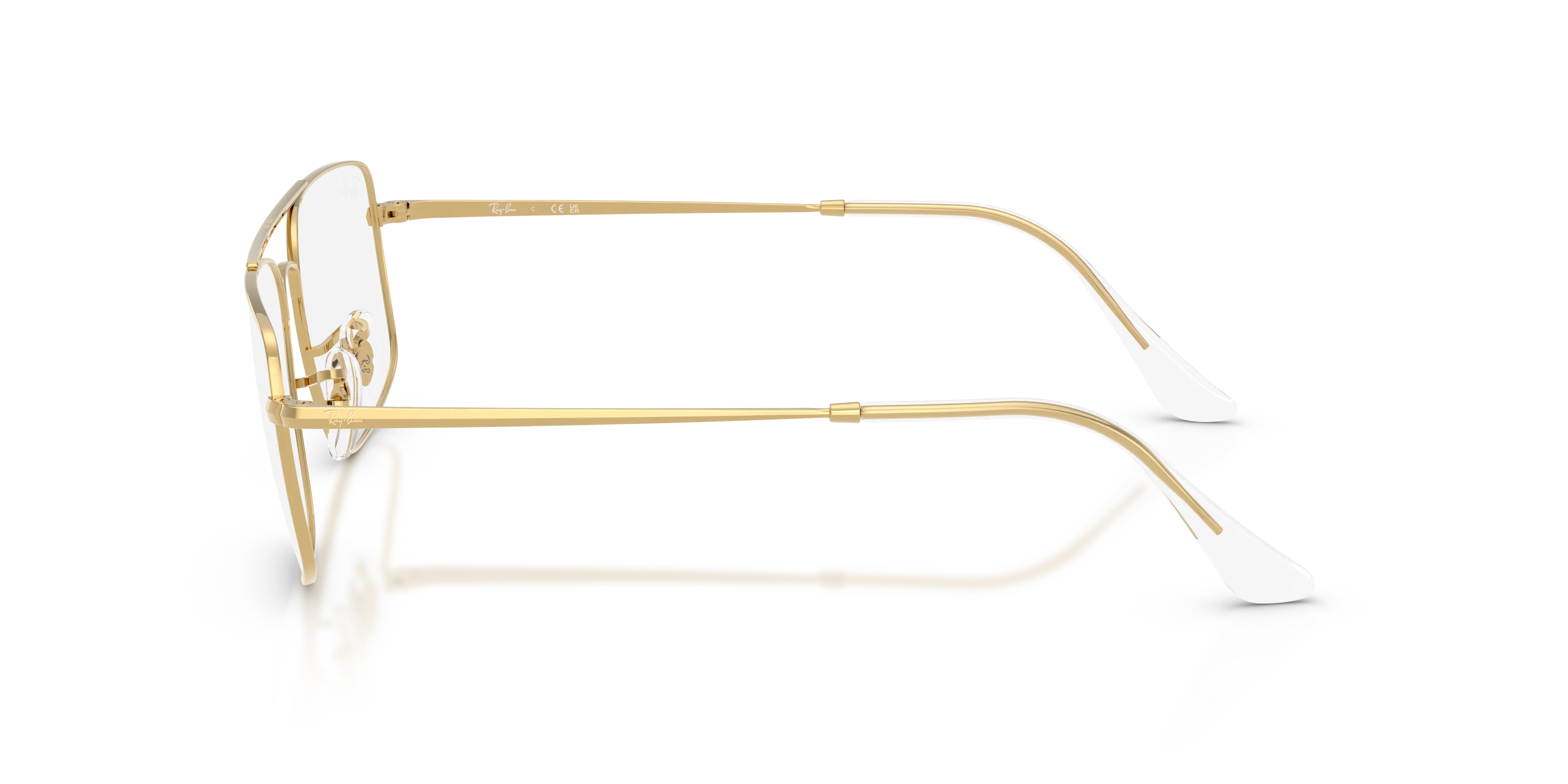 Ray - Ban RX6579 RX6579 2500 Montature da vista Metallo Oro Trasparente Squadrata Normale - immagine 4