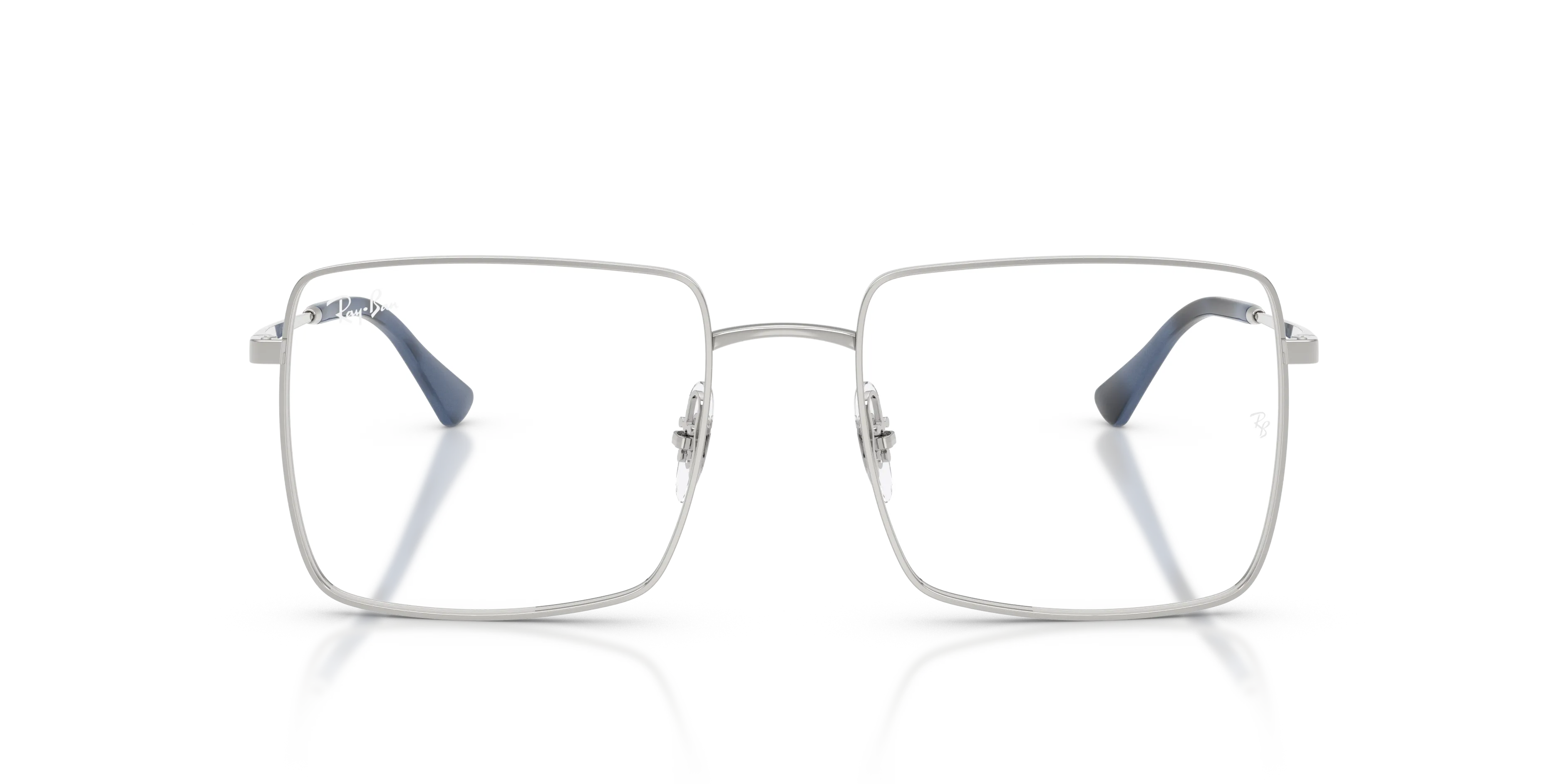 Ray - Ban RX6553 2501 Montature da vista Metallo Argento Trasparente Squadrata Normale - immagine 3