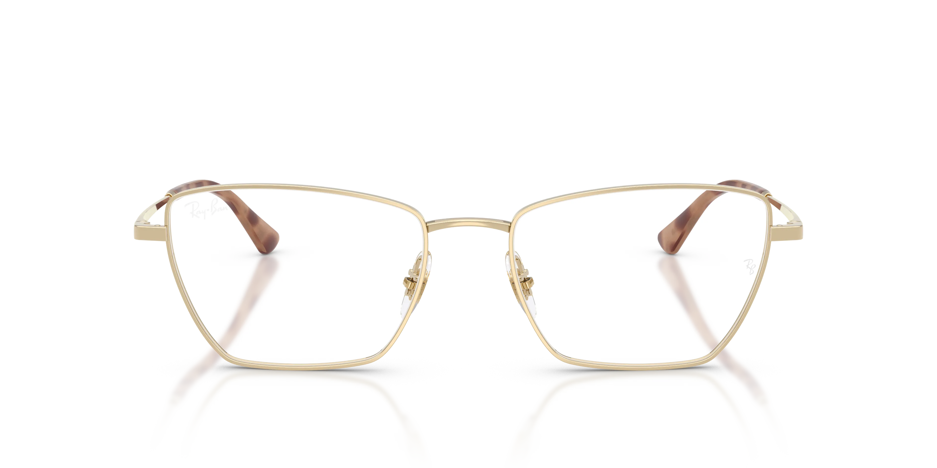 Ray - Ban RX6552 2993 Montature da vista Metallo Oro Trasparente Geometrica Normale - immagine 3