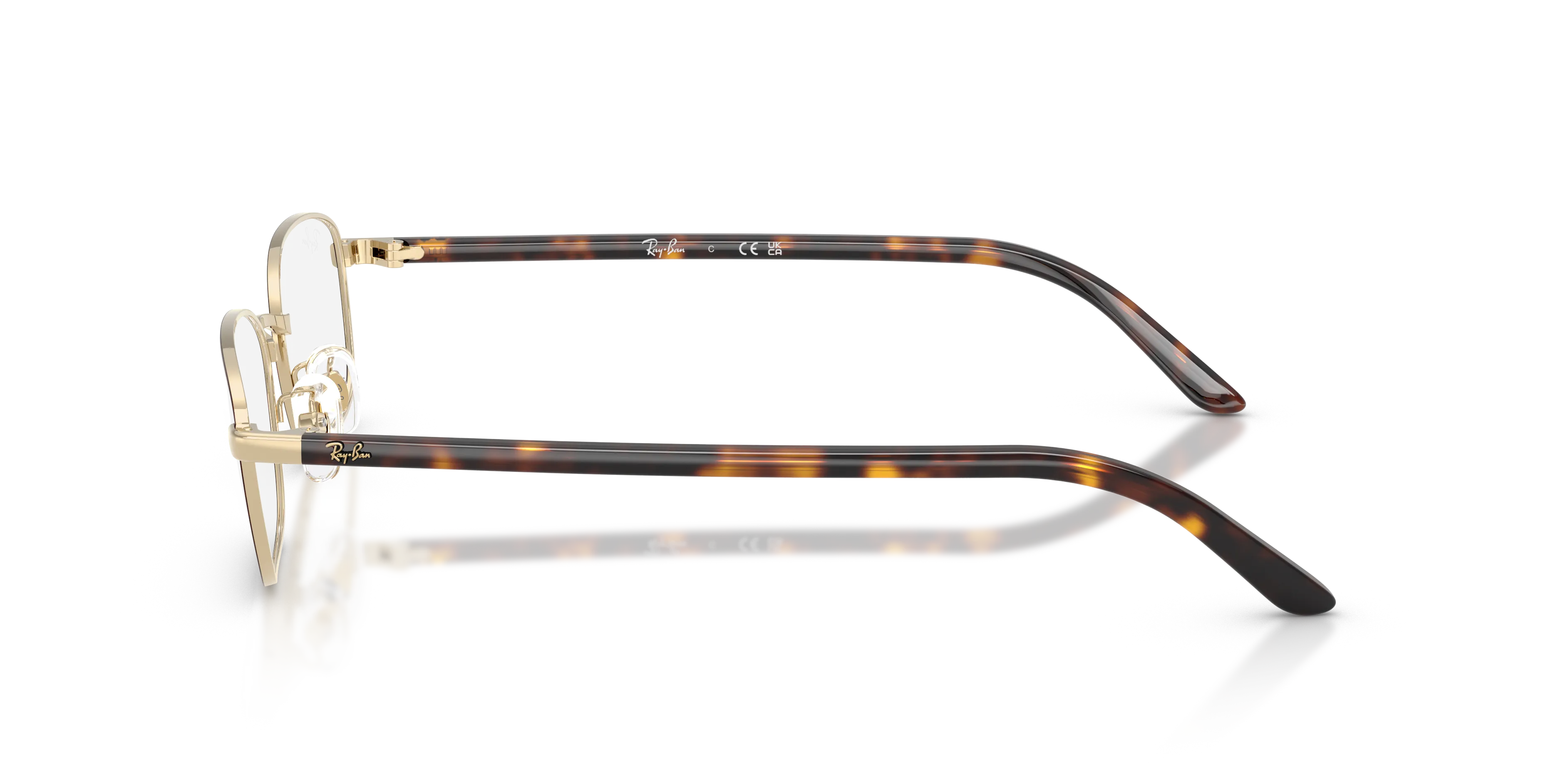 Ray - Ban RX6551D 3193 Montature da vista Metallo Tartaruga Trasparente Pillow Normale - immagine 4