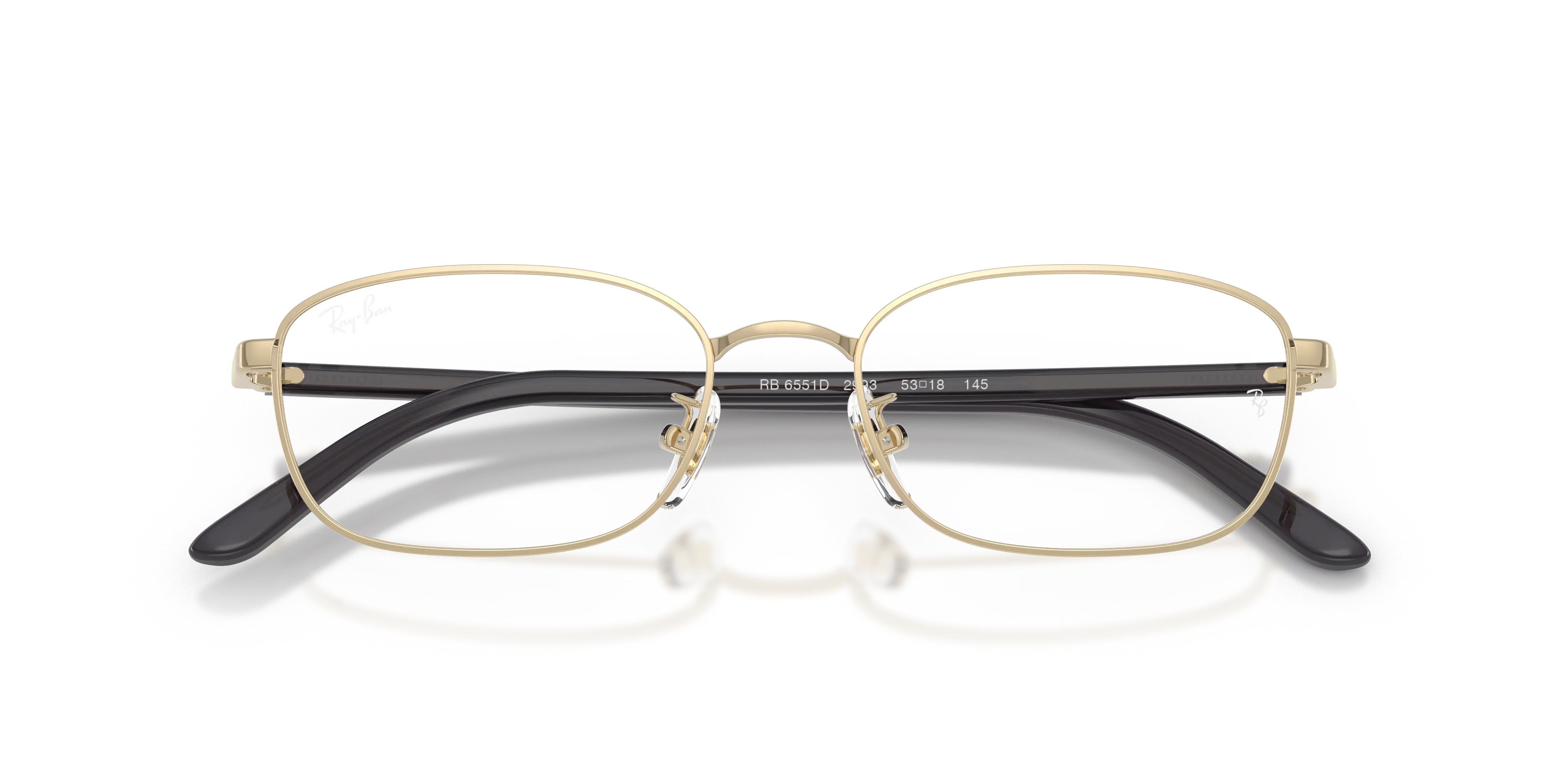 Ray - Ban RX6551D 2993 Montature da vista Metallo Oro Trasparente Pillow Normale - immagine 2