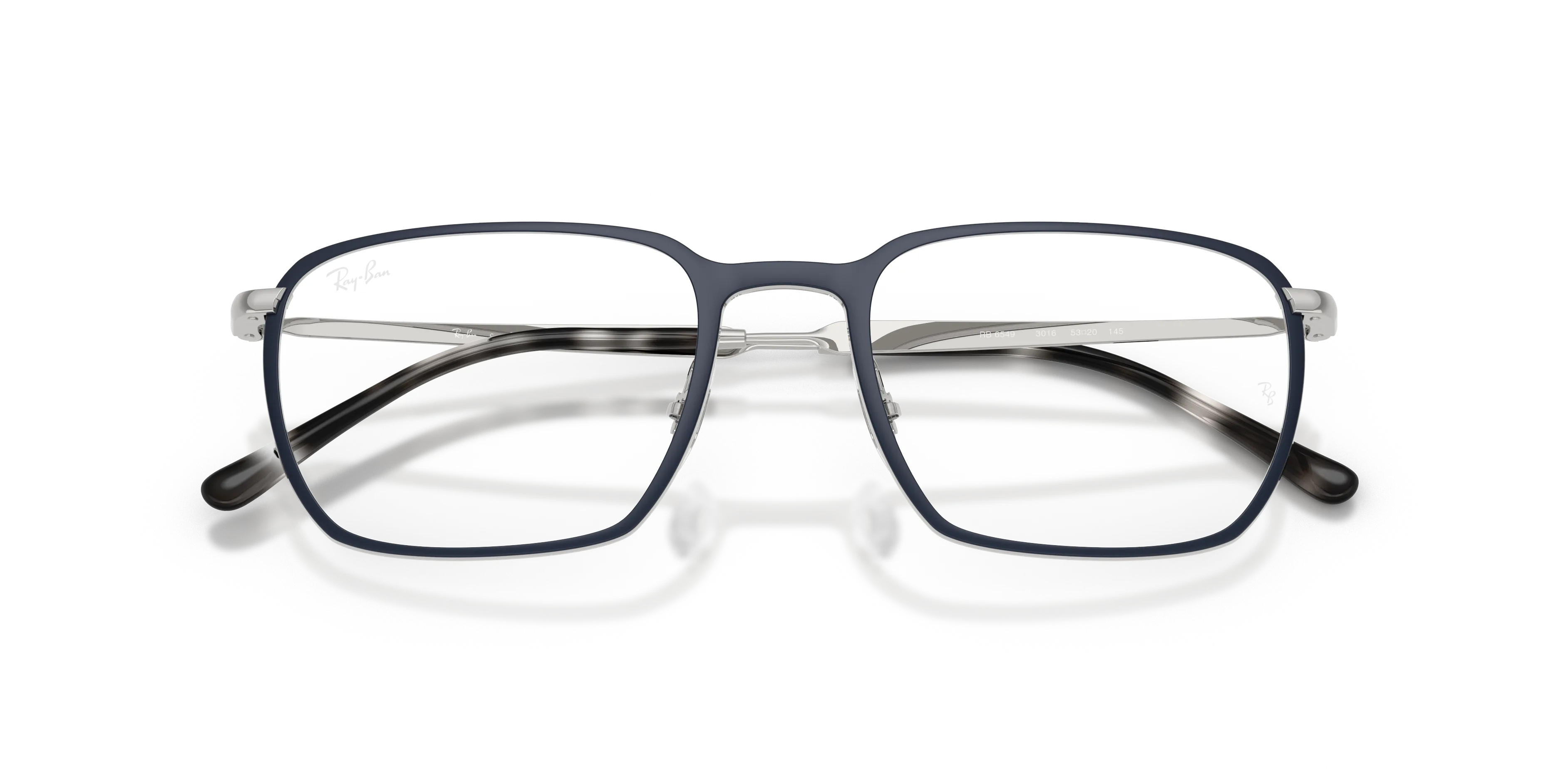 Ray - Ban RX6549 3016 Montature da vista Metallo Blu Trasparente Squadrata Normale - immagine 2