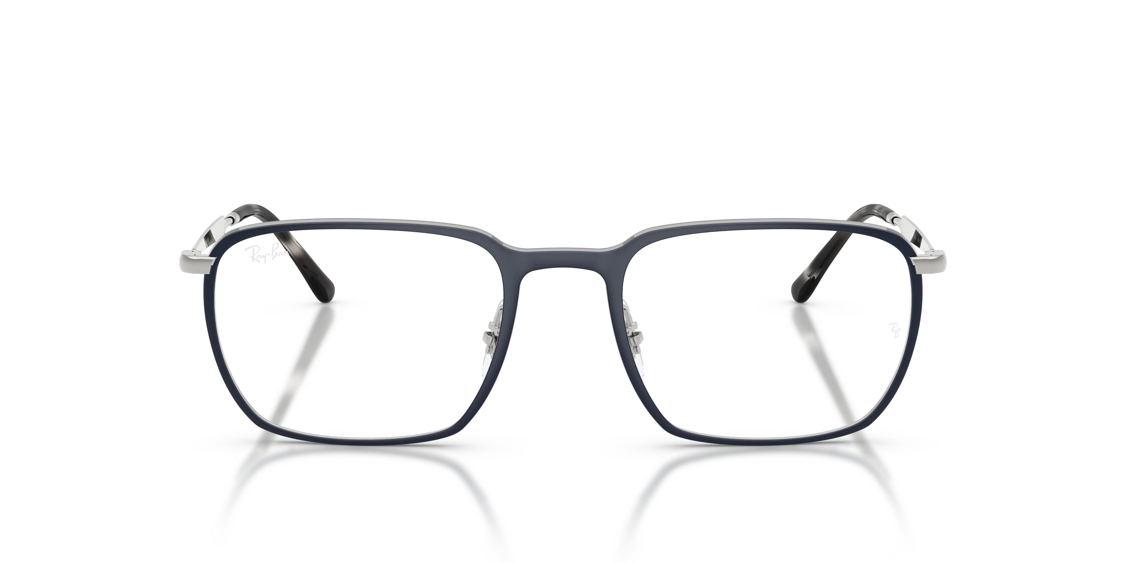 Ray - Ban RX6549 3016 Montature da vista Metallo Blu Trasparente Squadrata Normale - immagine 3