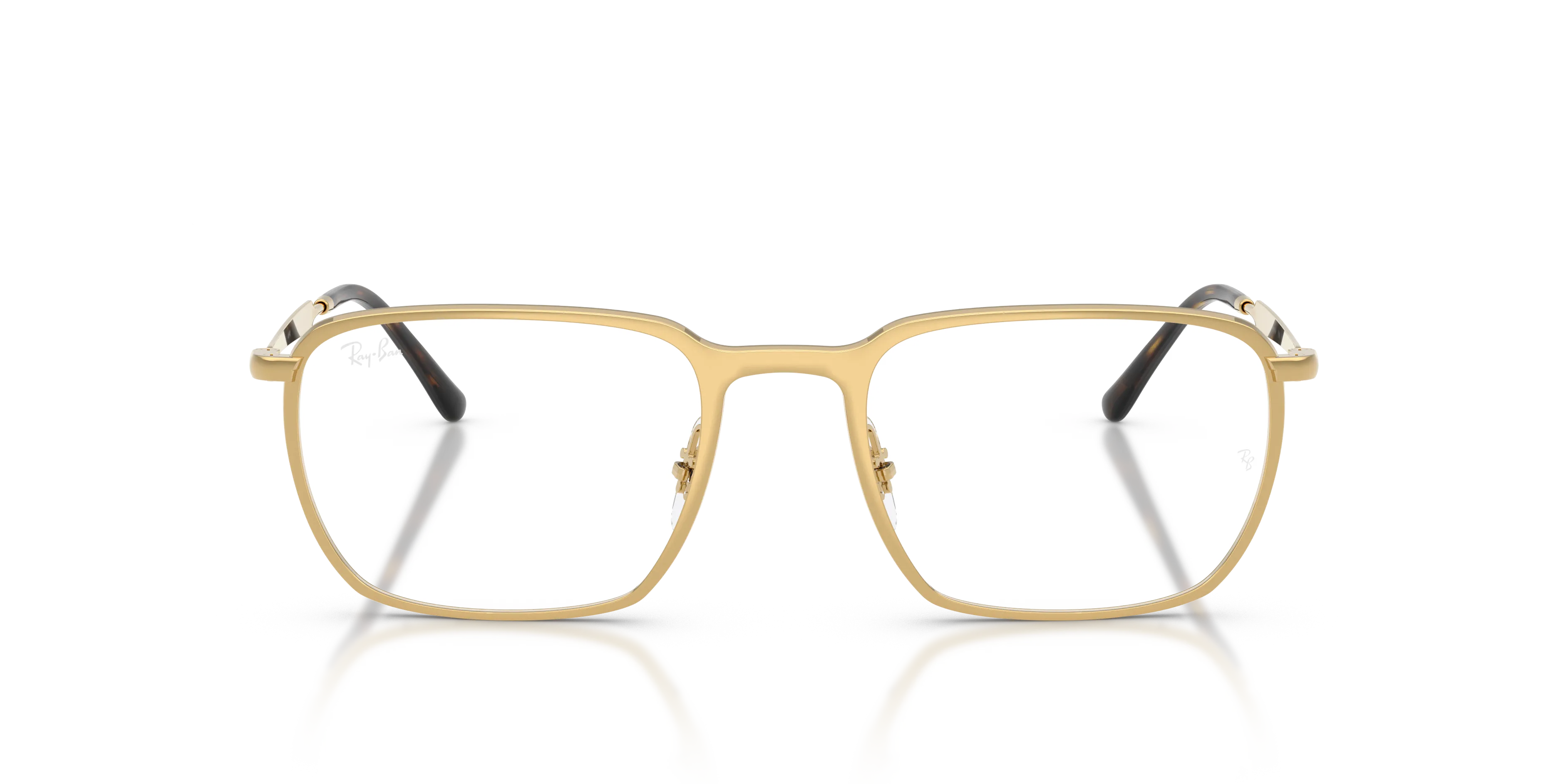 Ray - Ban RX6549 2500 Montature da vista Metallo Oro Trasparente Squadrata Normale - immagine 3