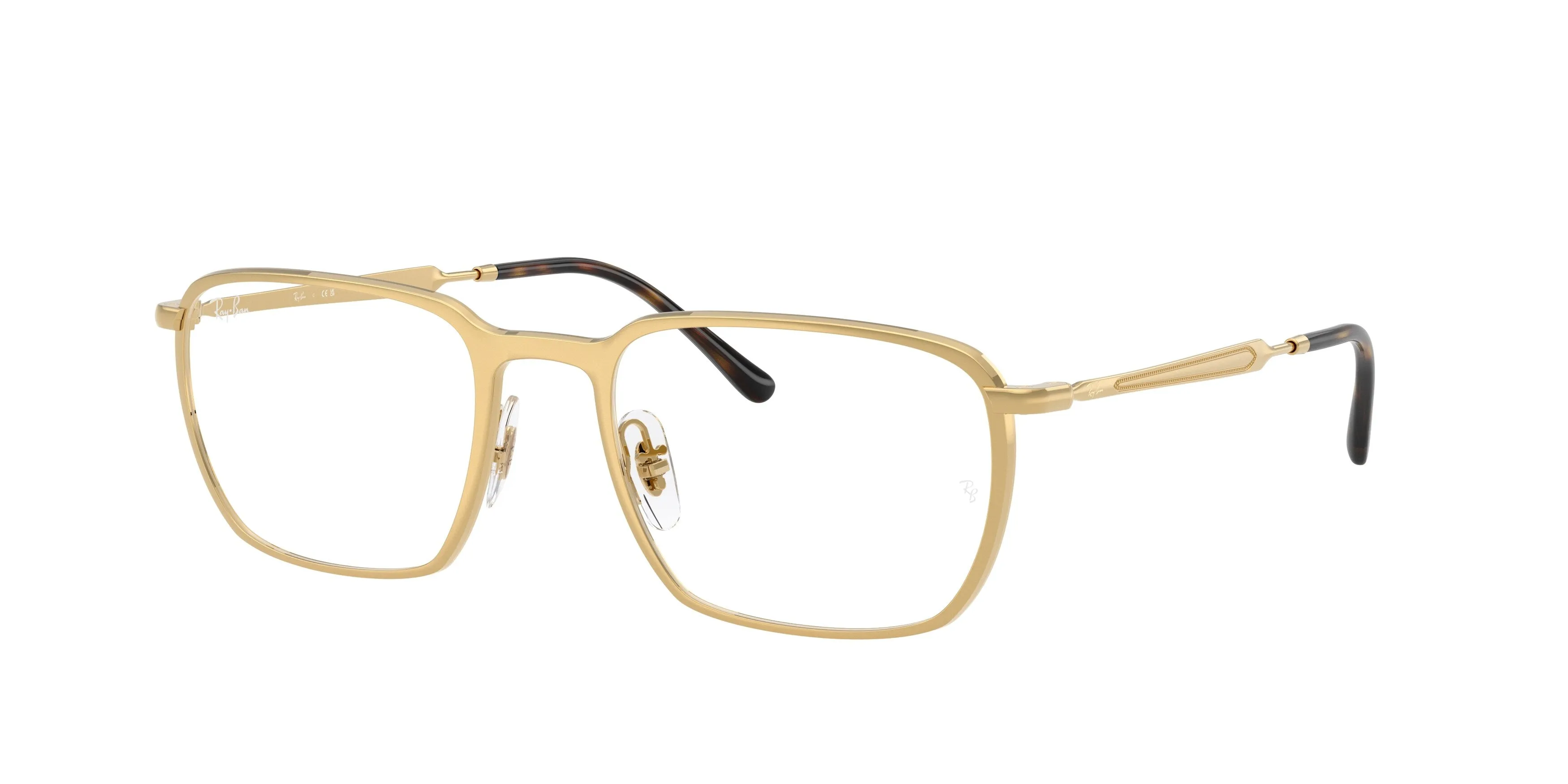 Ray - Ban RX6549 2500 Montature da vista Metallo Oro Trasparente Squadrata Normale - immagine 1