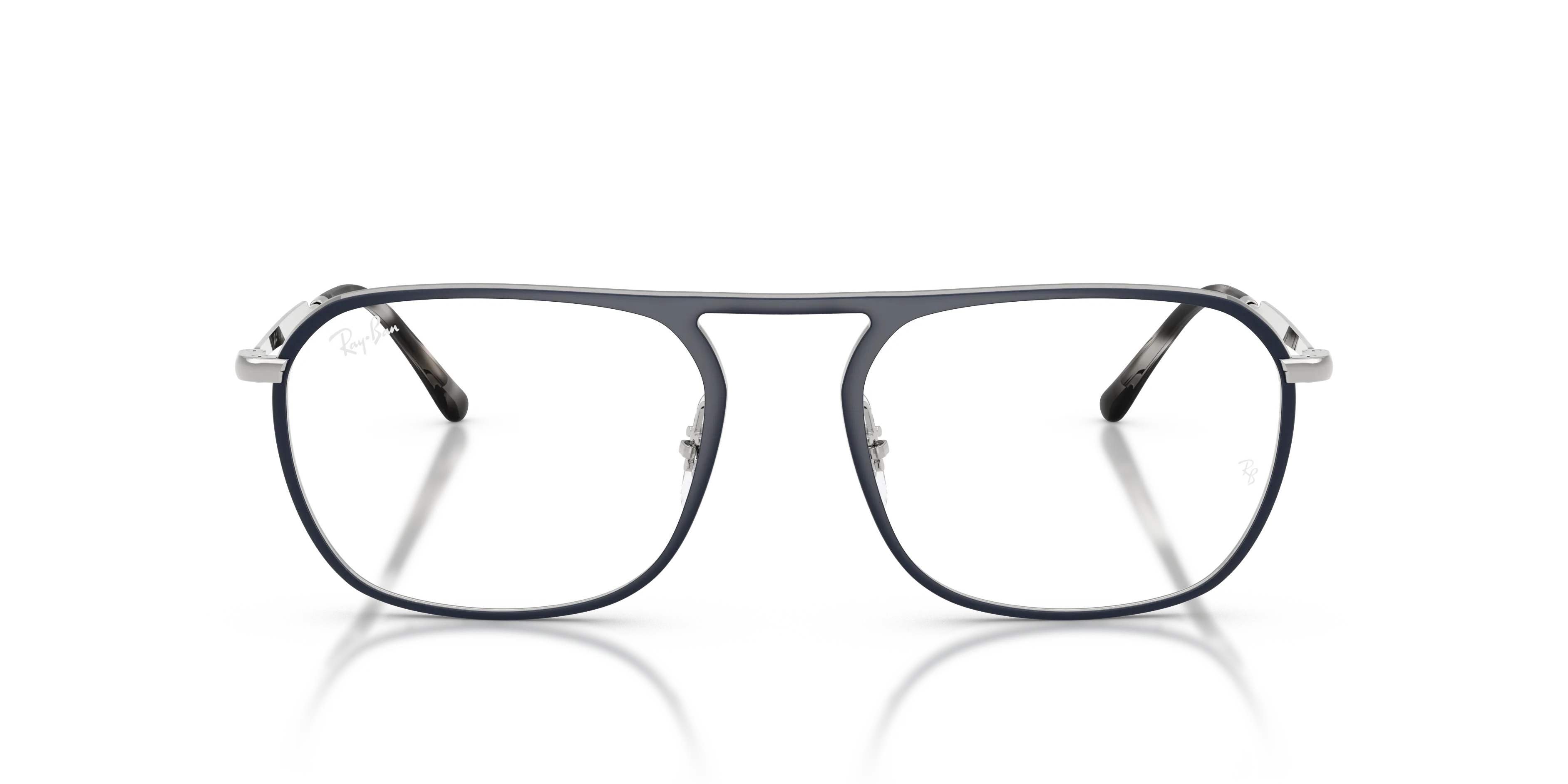 Ray - Ban RX6548 3016 Montature da vista Metallo Blu Trasparente Squadrata Normale - immagine 3