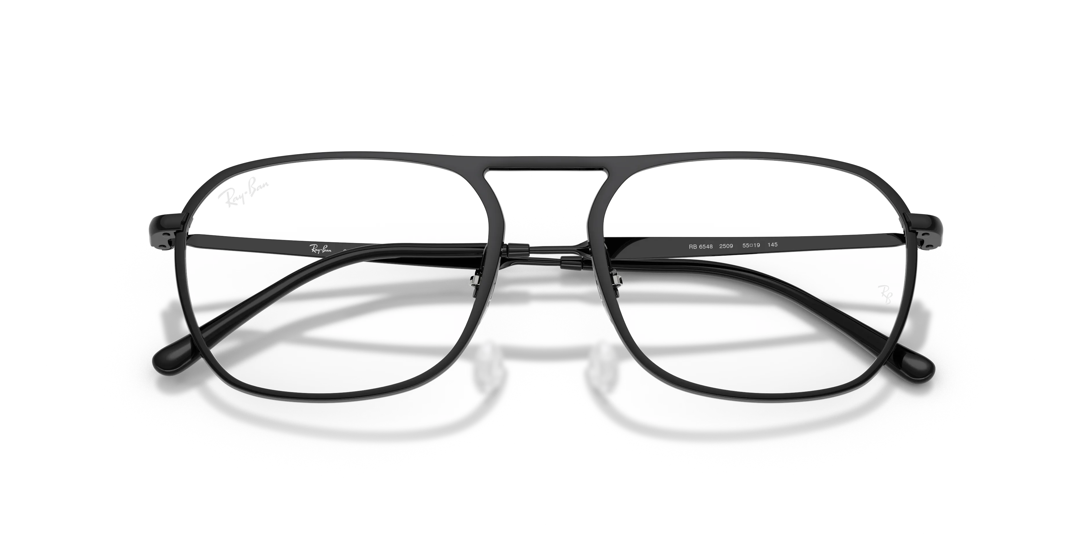 Ray - Ban RX6548 2509 Montature da vista Metallo Nero Trasparente Squadrata Normale - immagine 2
