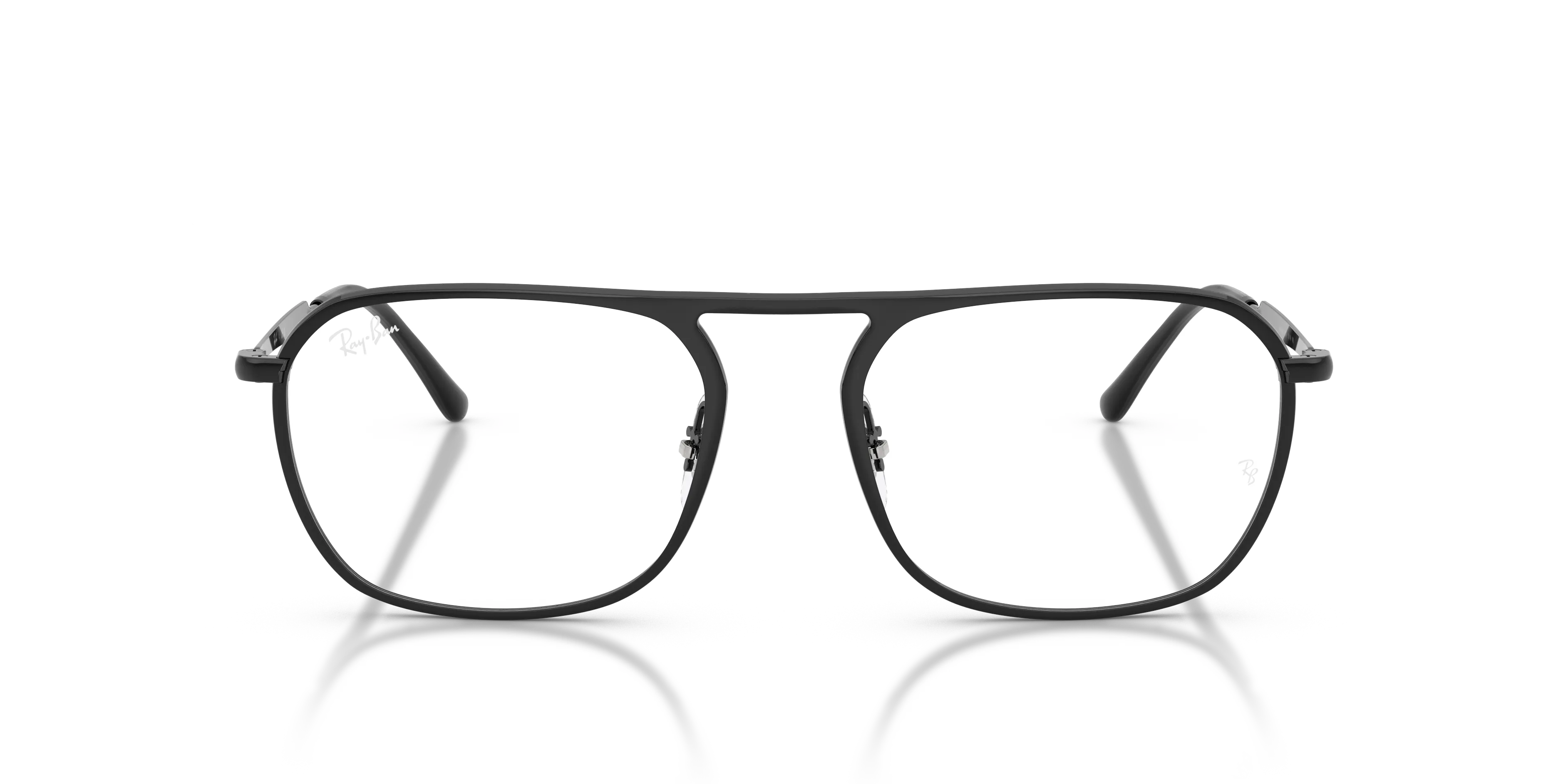 Ray - Ban RX6548 2509 Montature da vista Metallo Nero Trasparente Squadrata Normale - immagine 3