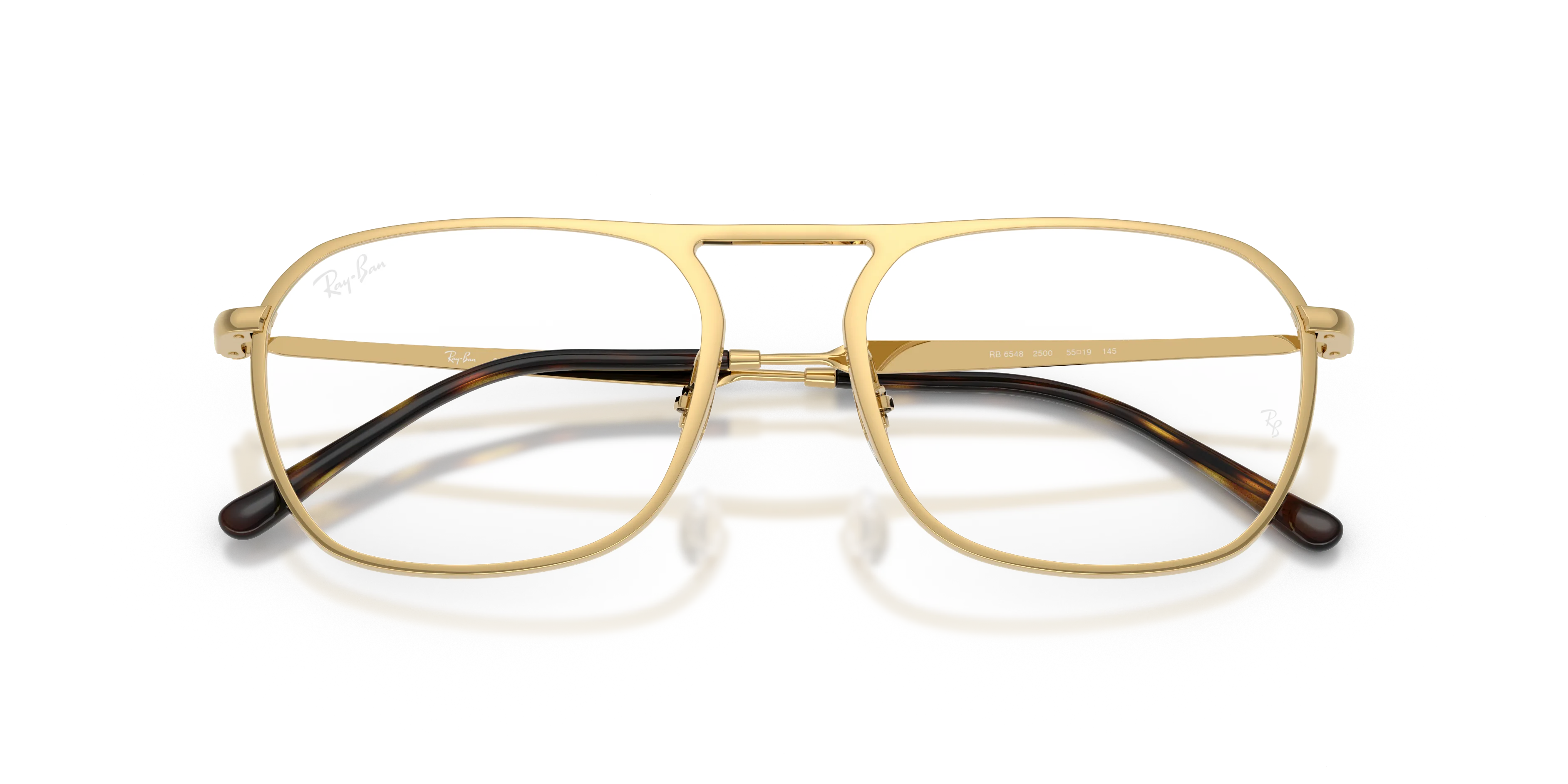 Ray - Ban RX6548 2500 Montature da vista Metallo Oro Trasparente Squadrata Normale - immagine 2