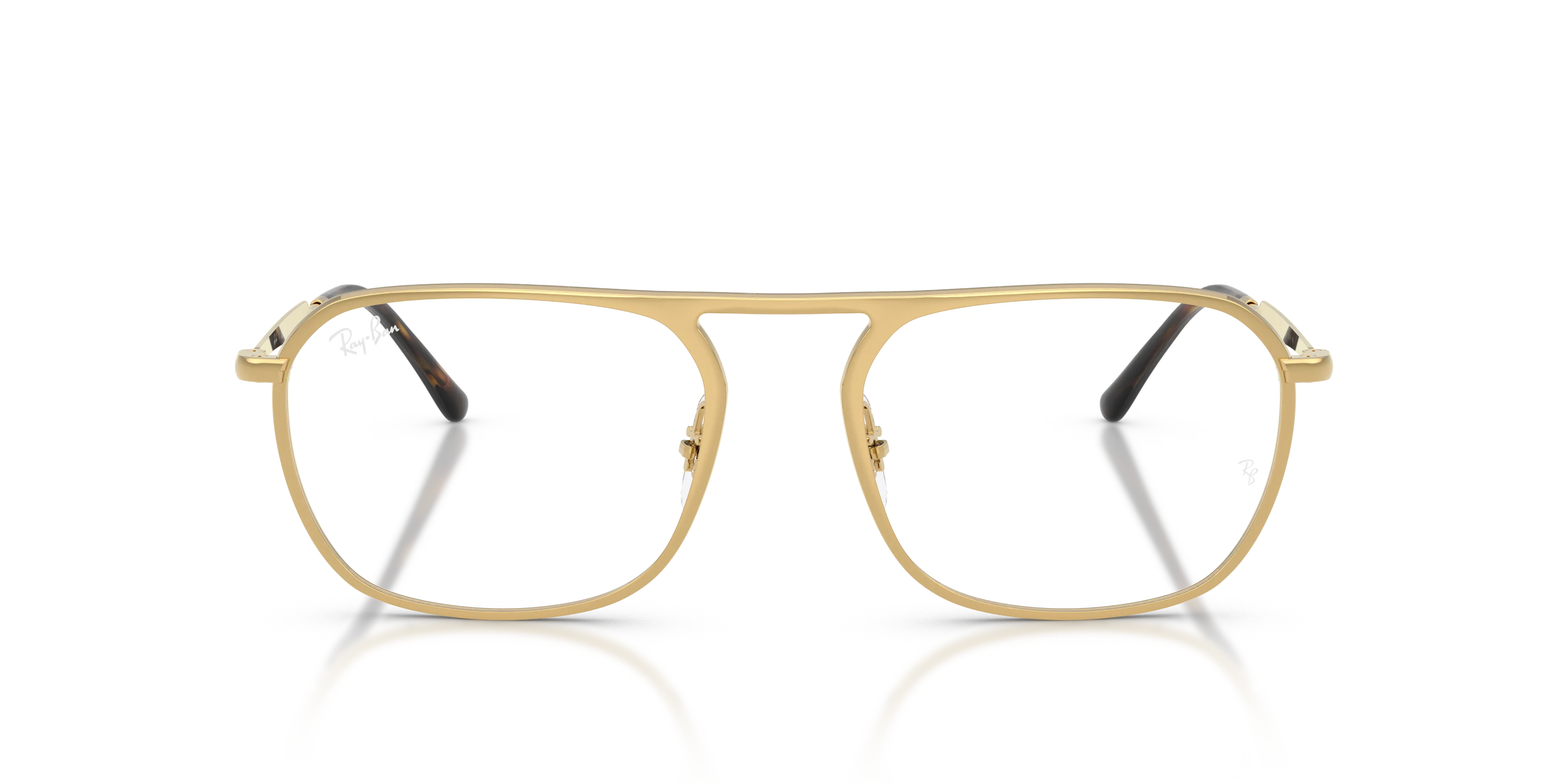 Ray - Ban RX6548 2500 Montature da vista Metallo Oro Trasparente Squadrata Normale - immagine 3