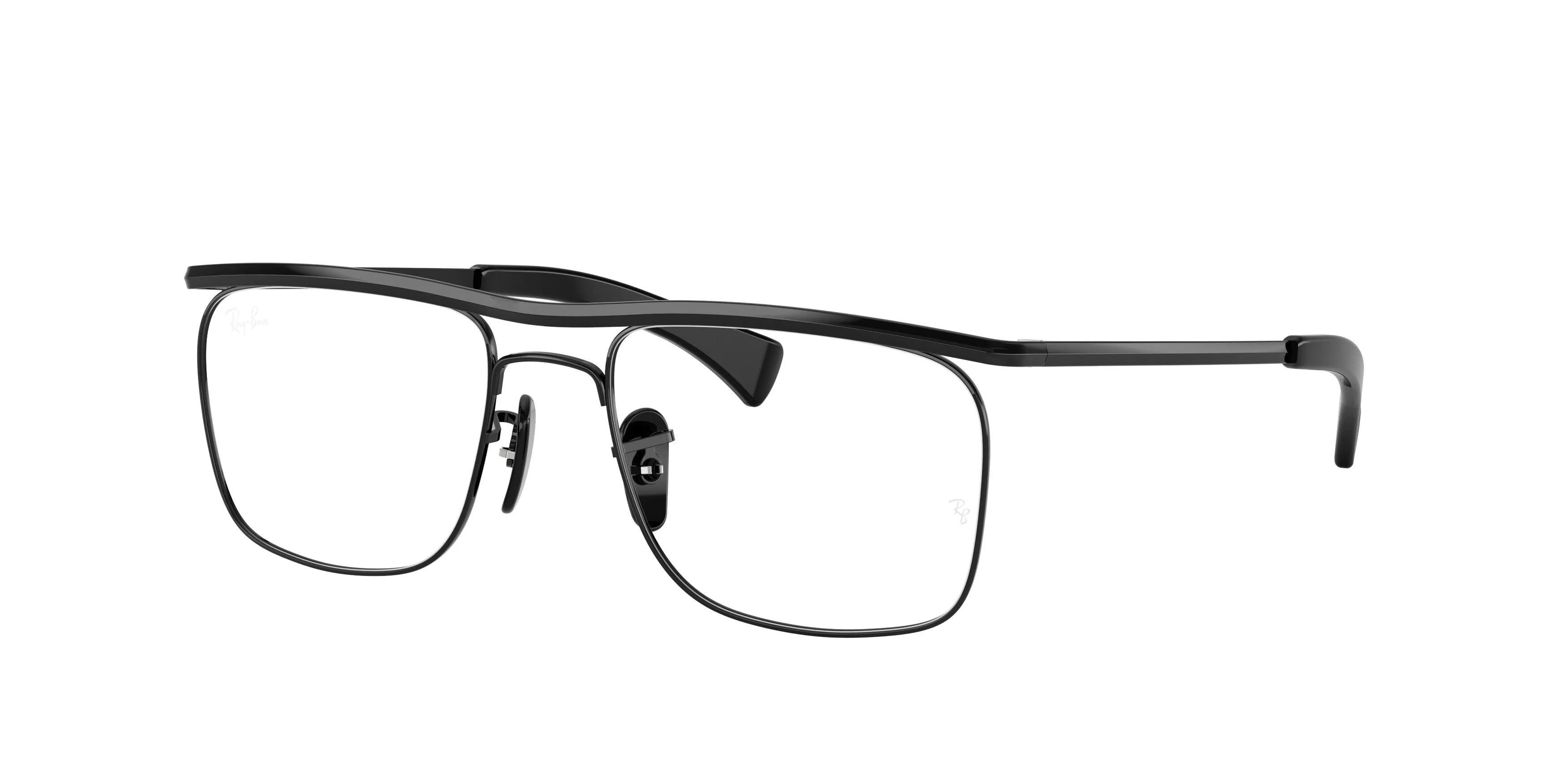 Ray - Ban RX6519M F117 Montature da vista Metallo Nero Trasparente Squadrata Normale - immagine 1