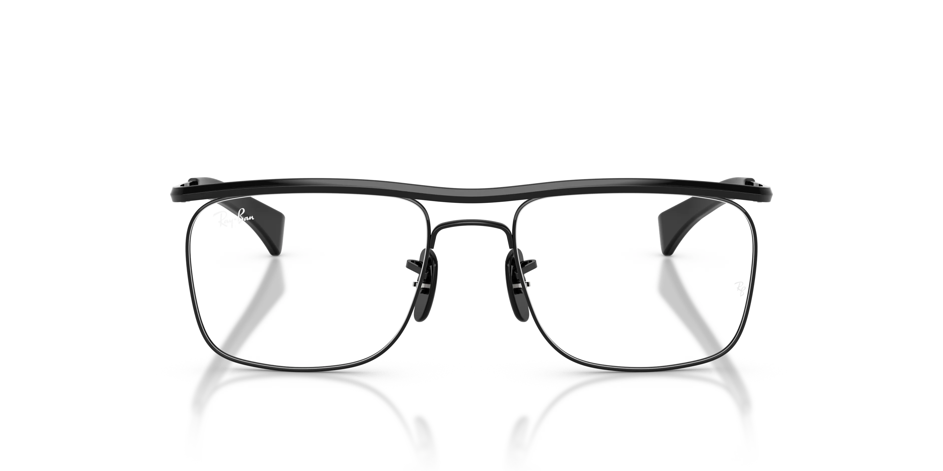 Ray - Ban RX6519M F117 Montature da vista Metallo Nero Trasparente Squadrata Normale - immagine 3