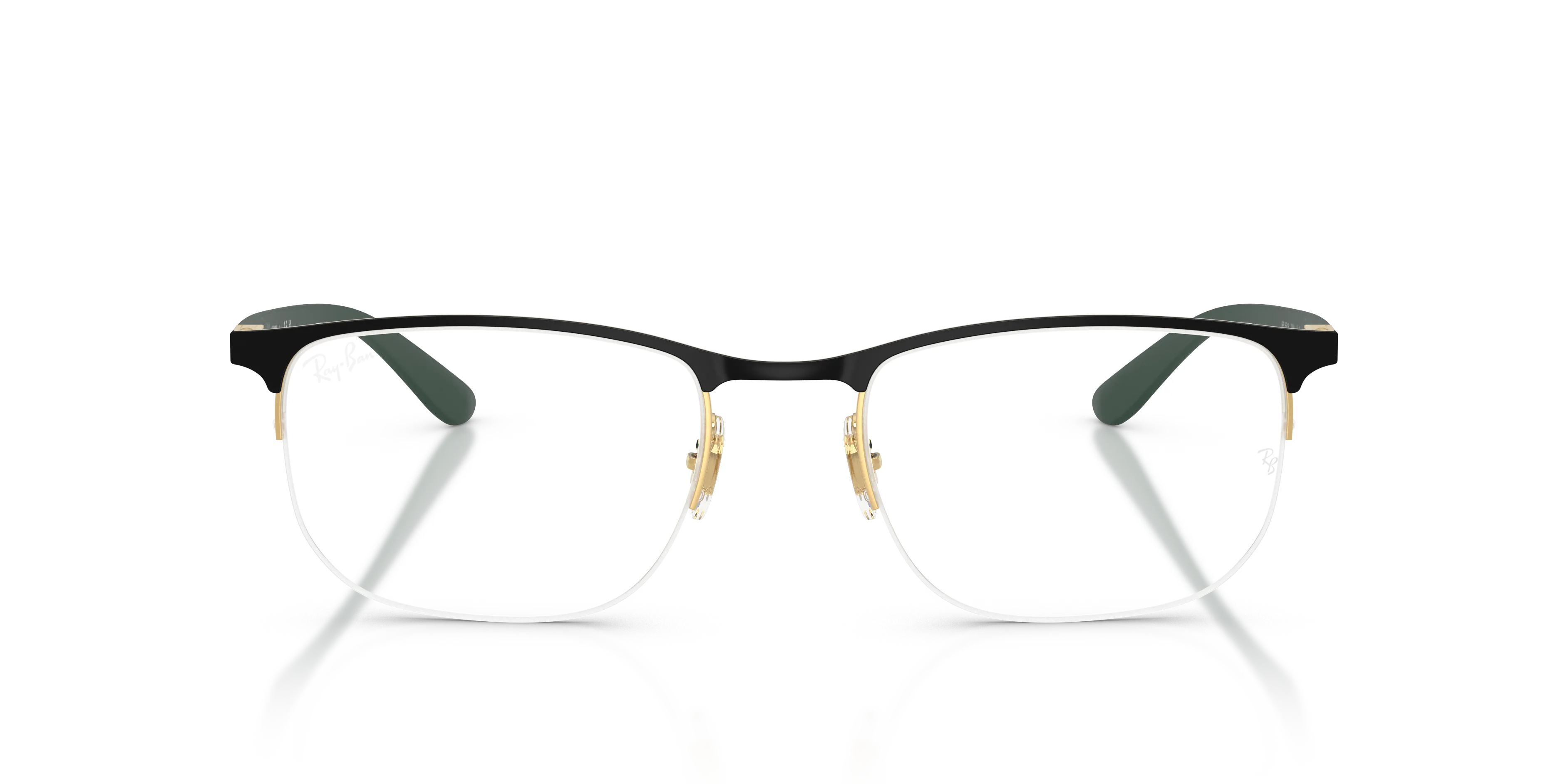 Ray - Ban RX6513 2994 Montature da vista Metallo Nero Trasparente Geometrica Normale - immagine 3