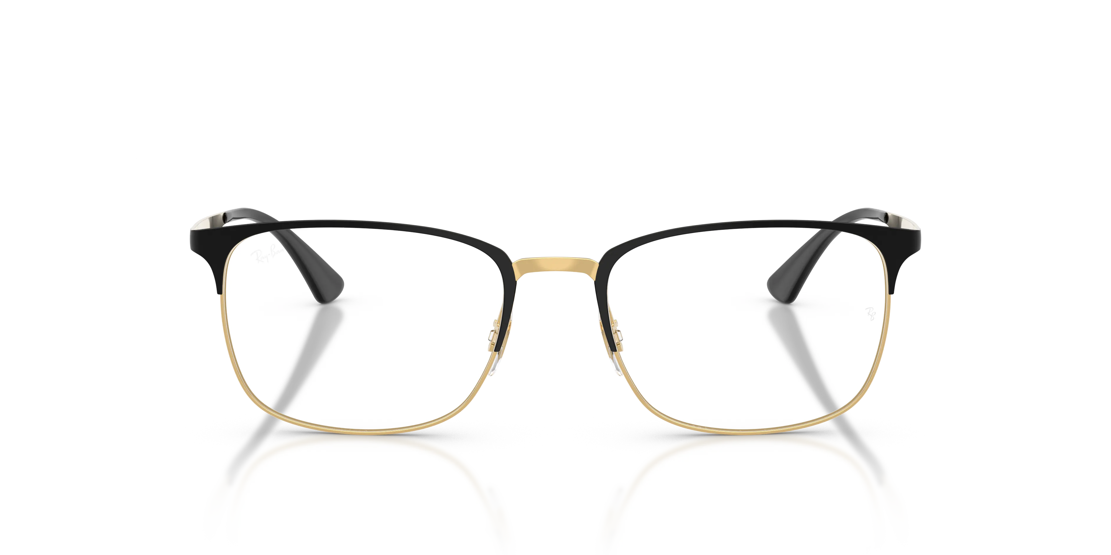Ray - Ban RX6421 2890 Montature da vista Metallo Nero Trasparente Squadrata Normale - immagine 3
