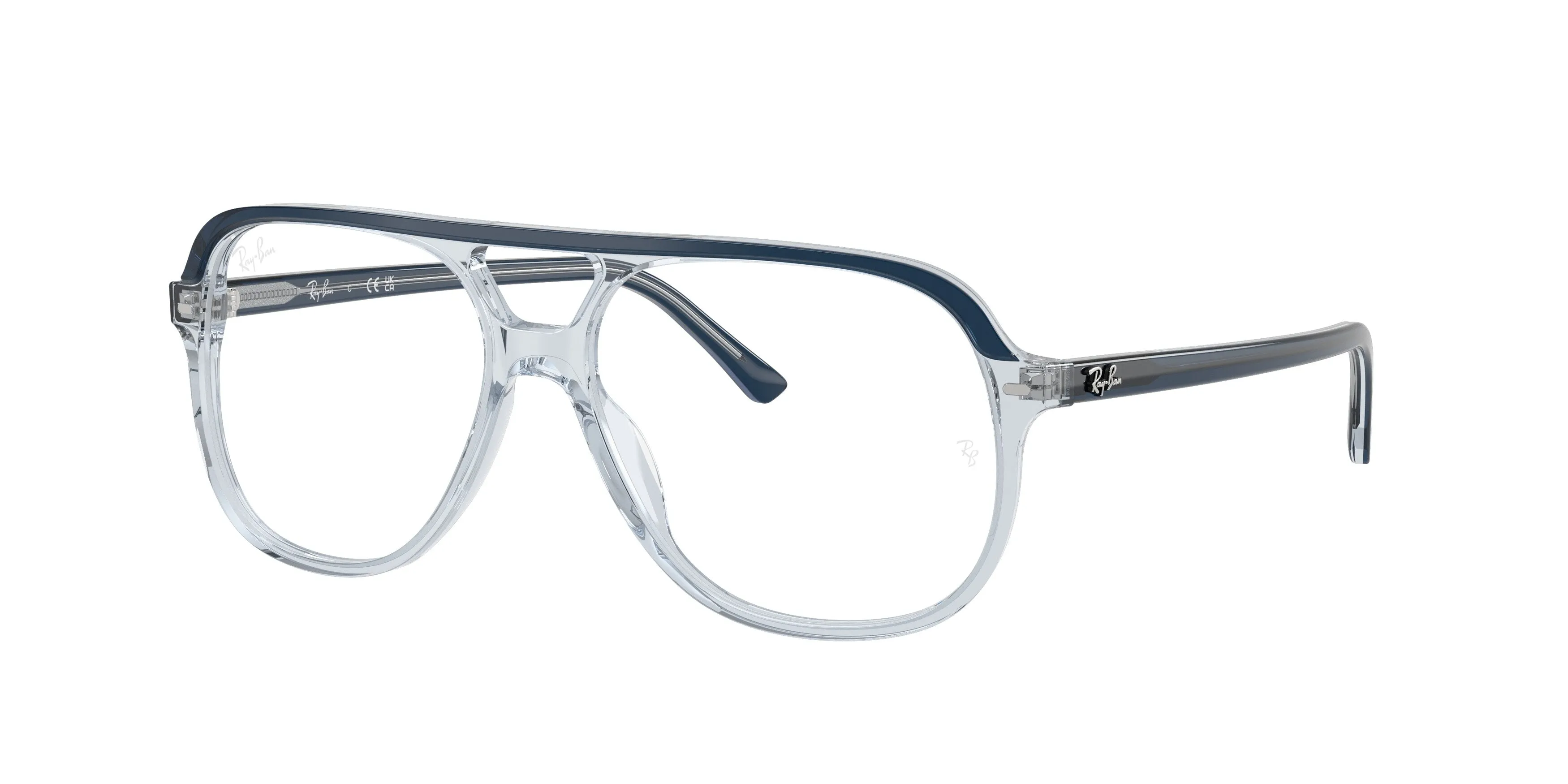 Ray - Ban RX5698 8324 Montature da vista Acetato Nero Trasparente Squadrata Normale - immagine 1