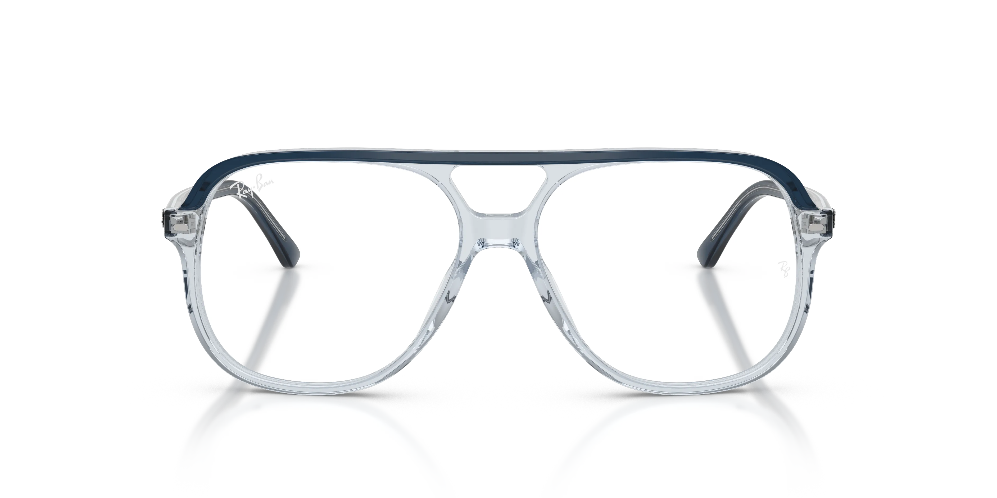 Ray - Ban RX5698 8324 Montature da vista Acetato Nero Trasparente Squadrata Normale - immagine 3