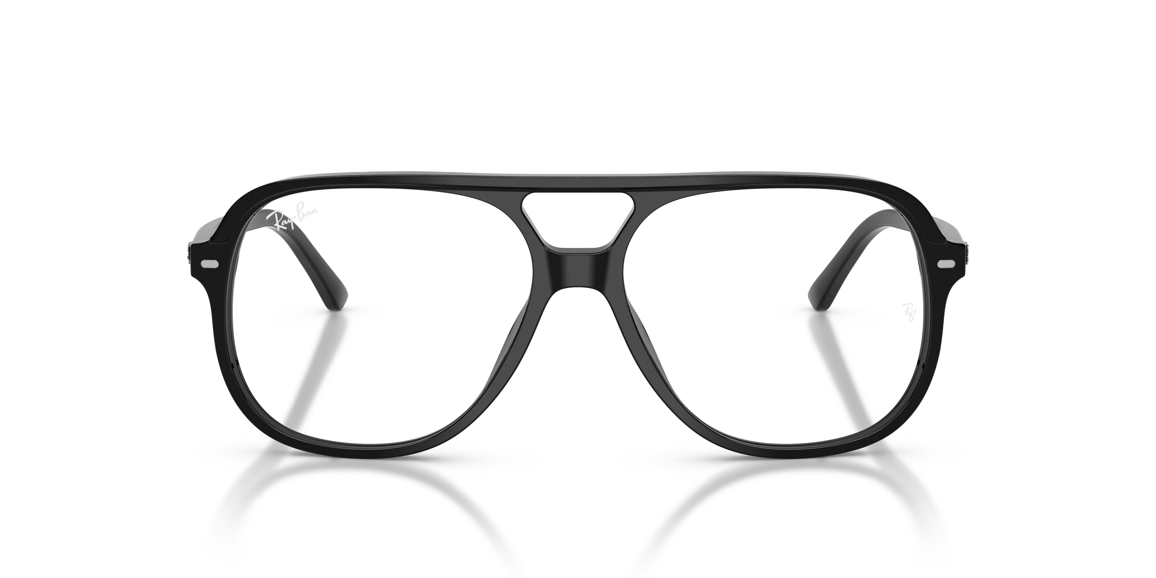 Ray - Ban RX5698 2000 Montature da vista Acetato Nero Trasparente Squadrata Normale - immagine 3