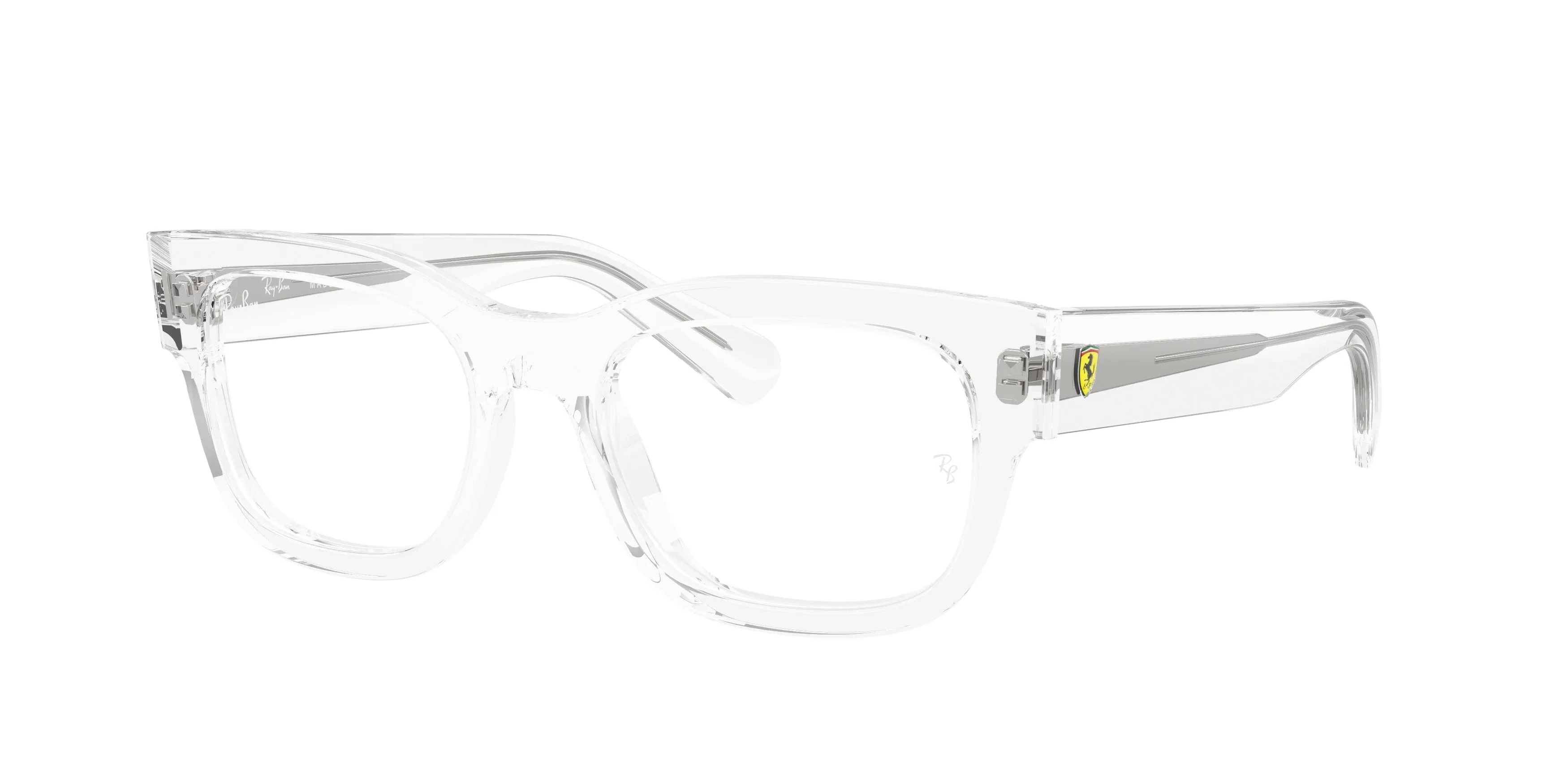 Ray - Ban RX5528M F706 Montature da vista Acetato Trasparente Trasparente Squadrata Normale - immagine 1