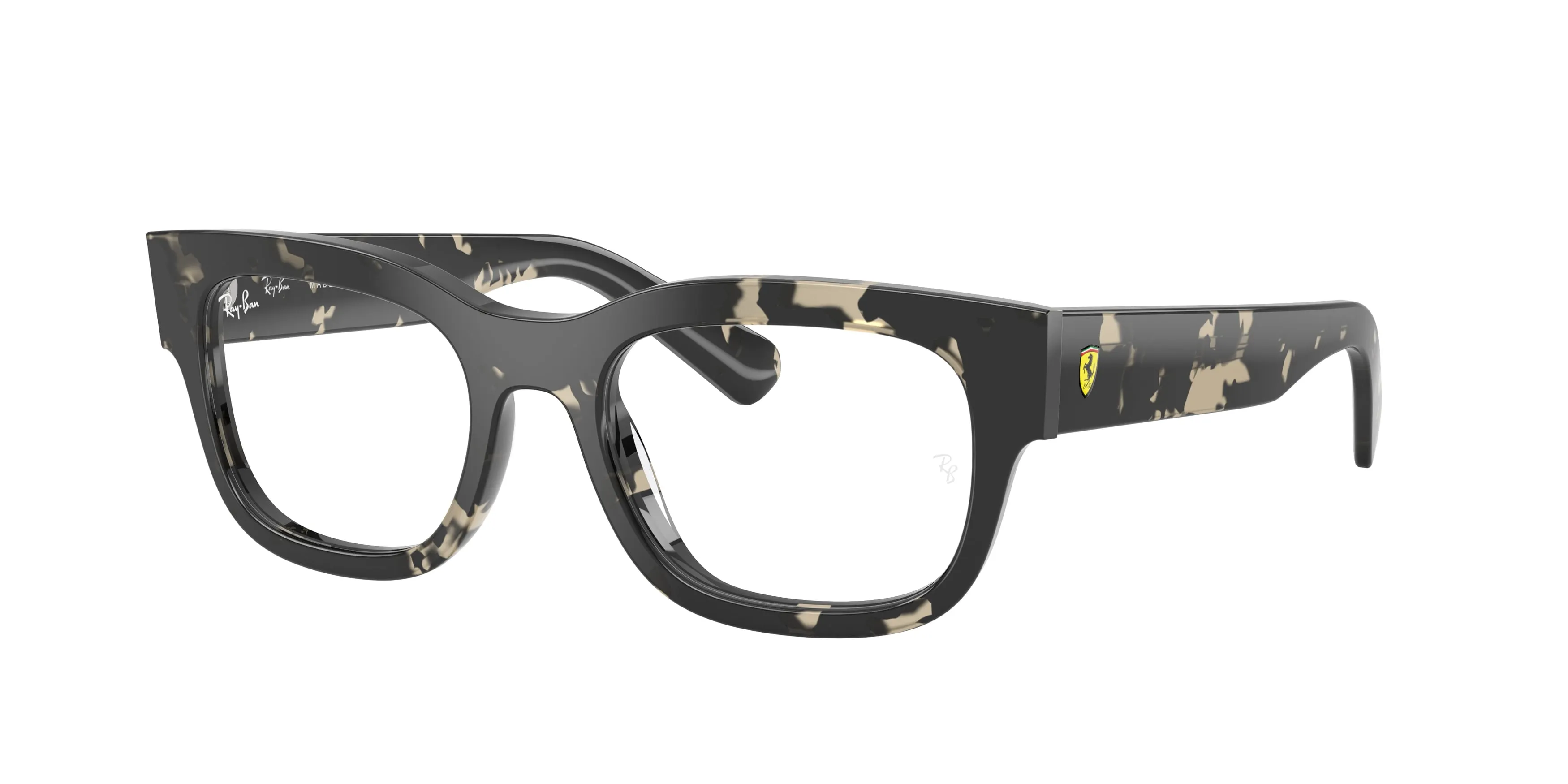 Ray - Ban RX5528M F703 Montature da vista Acetato Tartaruga Trasparente Squadrata Normale - immagine 1