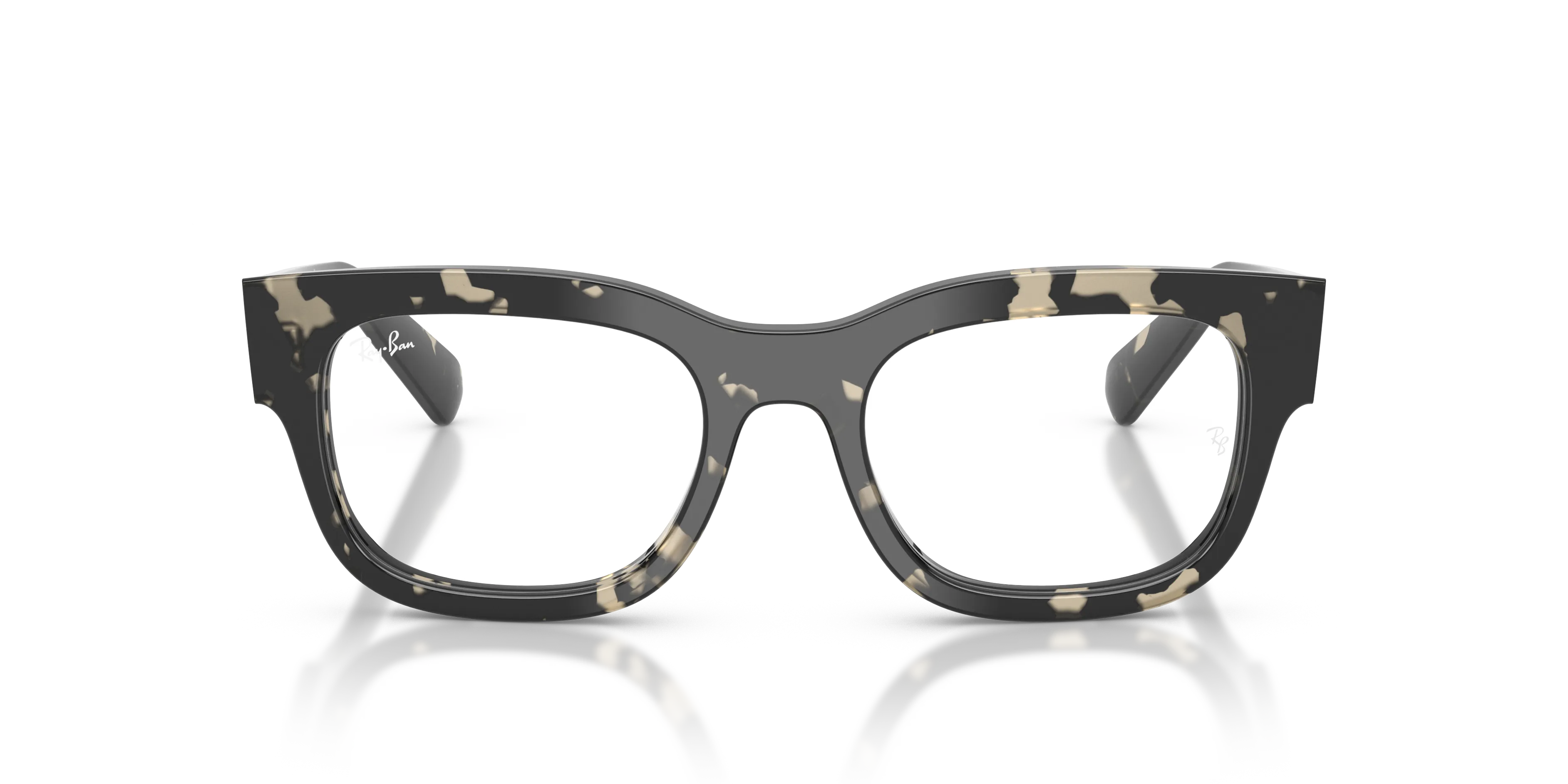 Ray - Ban RX5528M F703 Montature da vista Acetato Tartaruga Trasparente Squadrata Normale - immagine 3