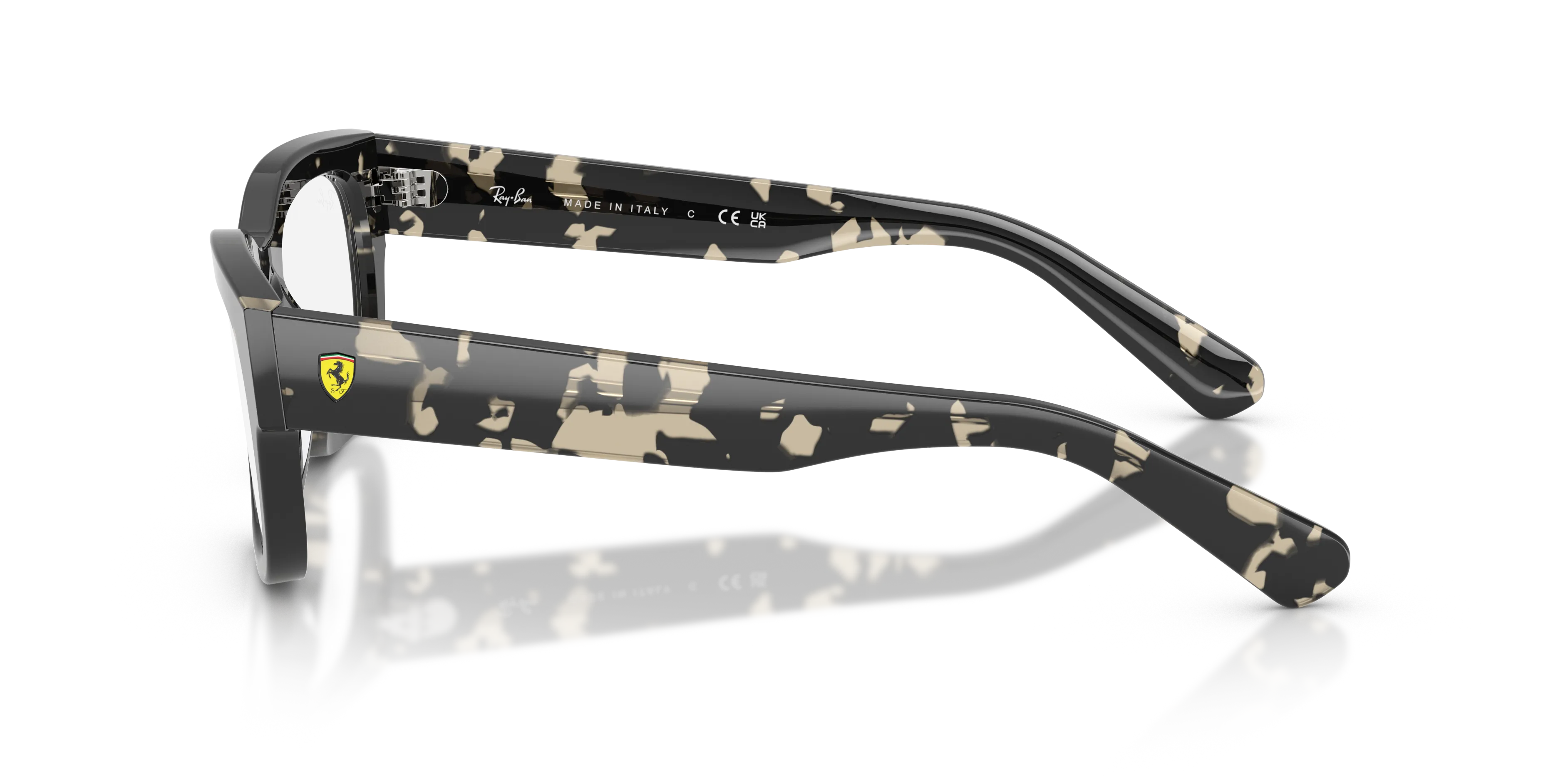 Ray - Ban RX5528M F703 Montature da vista Acetato Tartaruga Trasparente Squadrata Normale - immagine 4