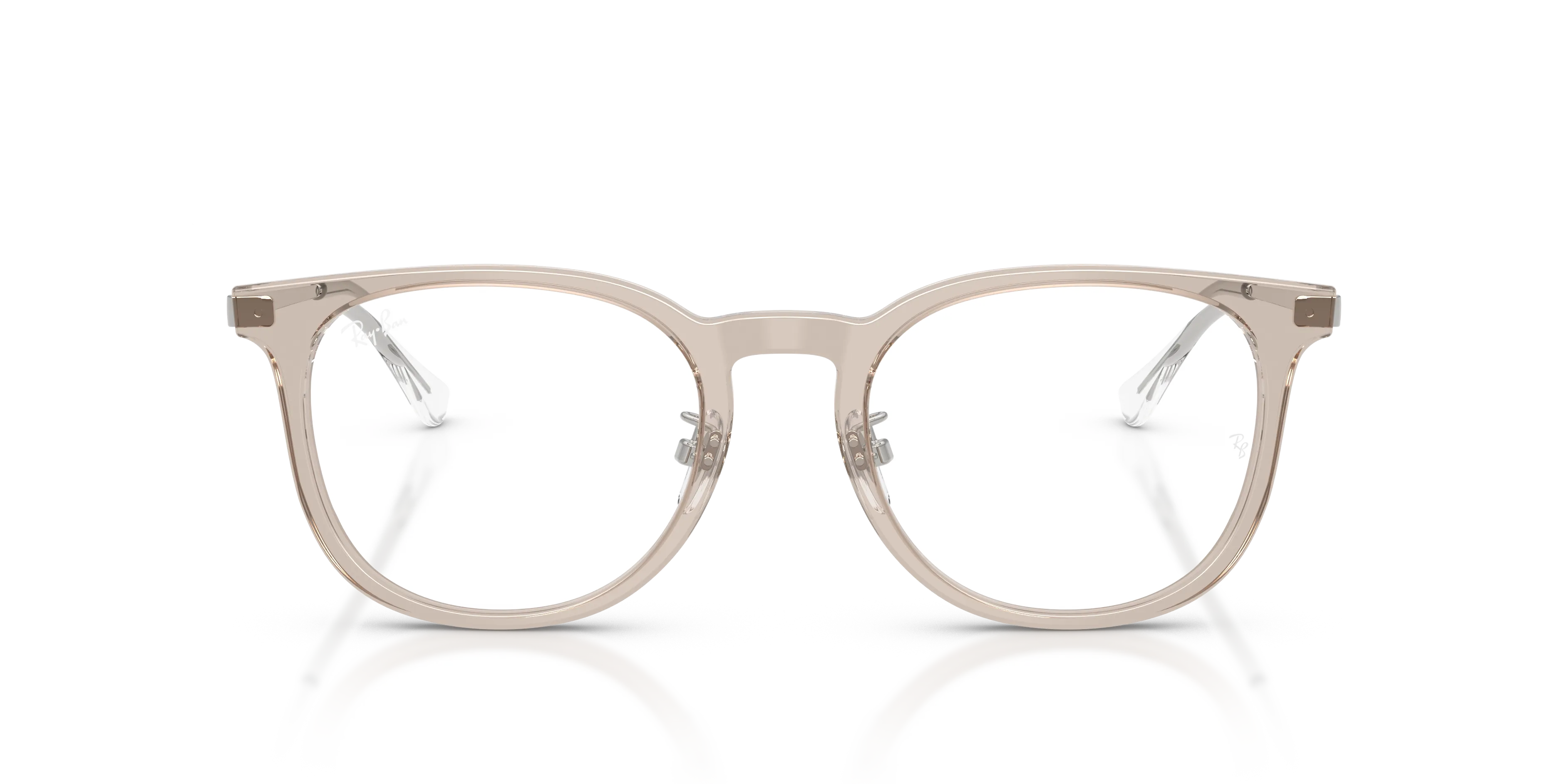 Ray - Ban RX5453D 8449 Montature da vista Acetato Marrone Trasparente Squadrata Normale - immagine 3