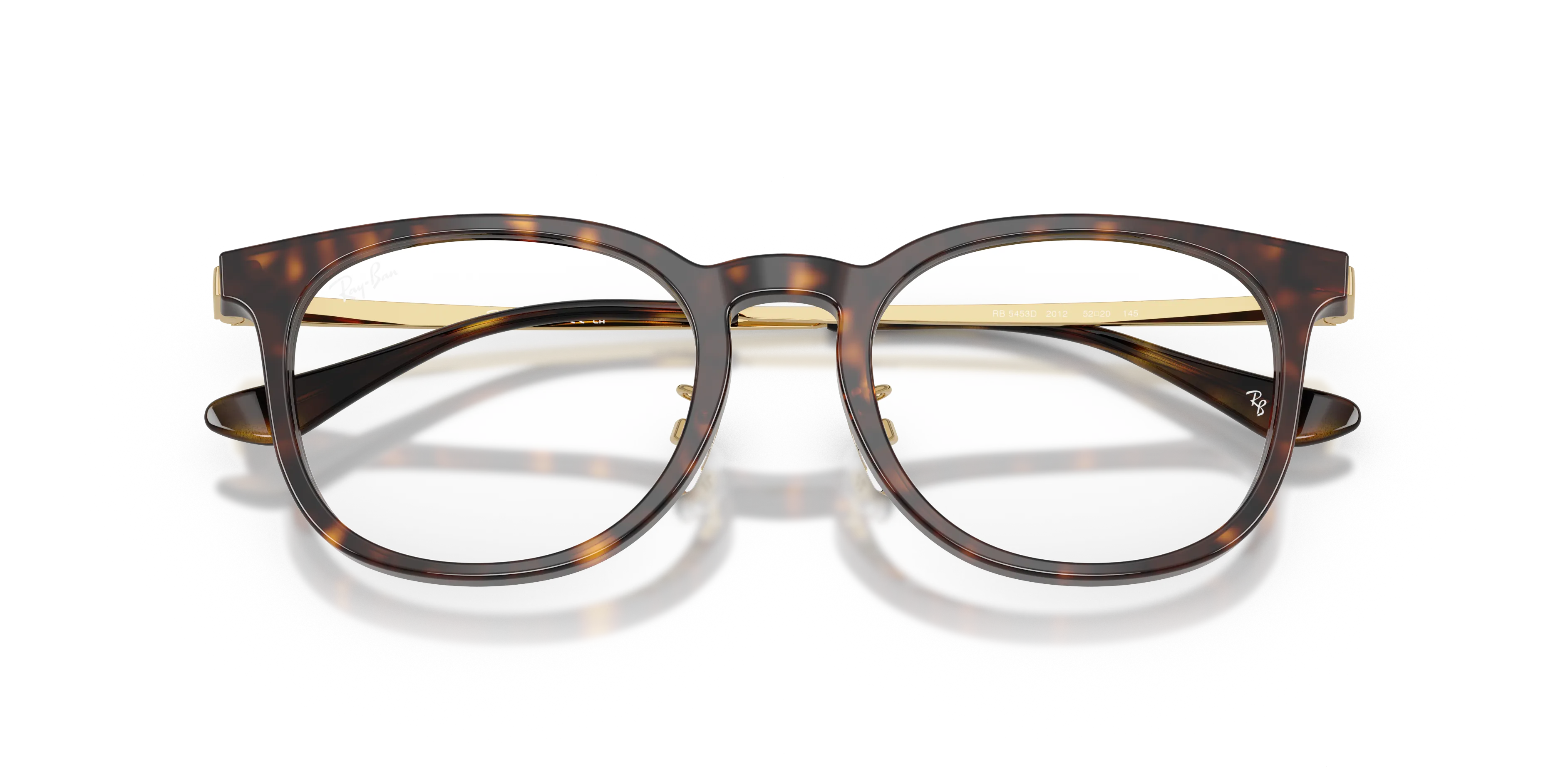 Ray - Ban RX5453D 2012 Montature da vista Acetato Tartaruga Trasparente Squadrata Normale - immagine 2