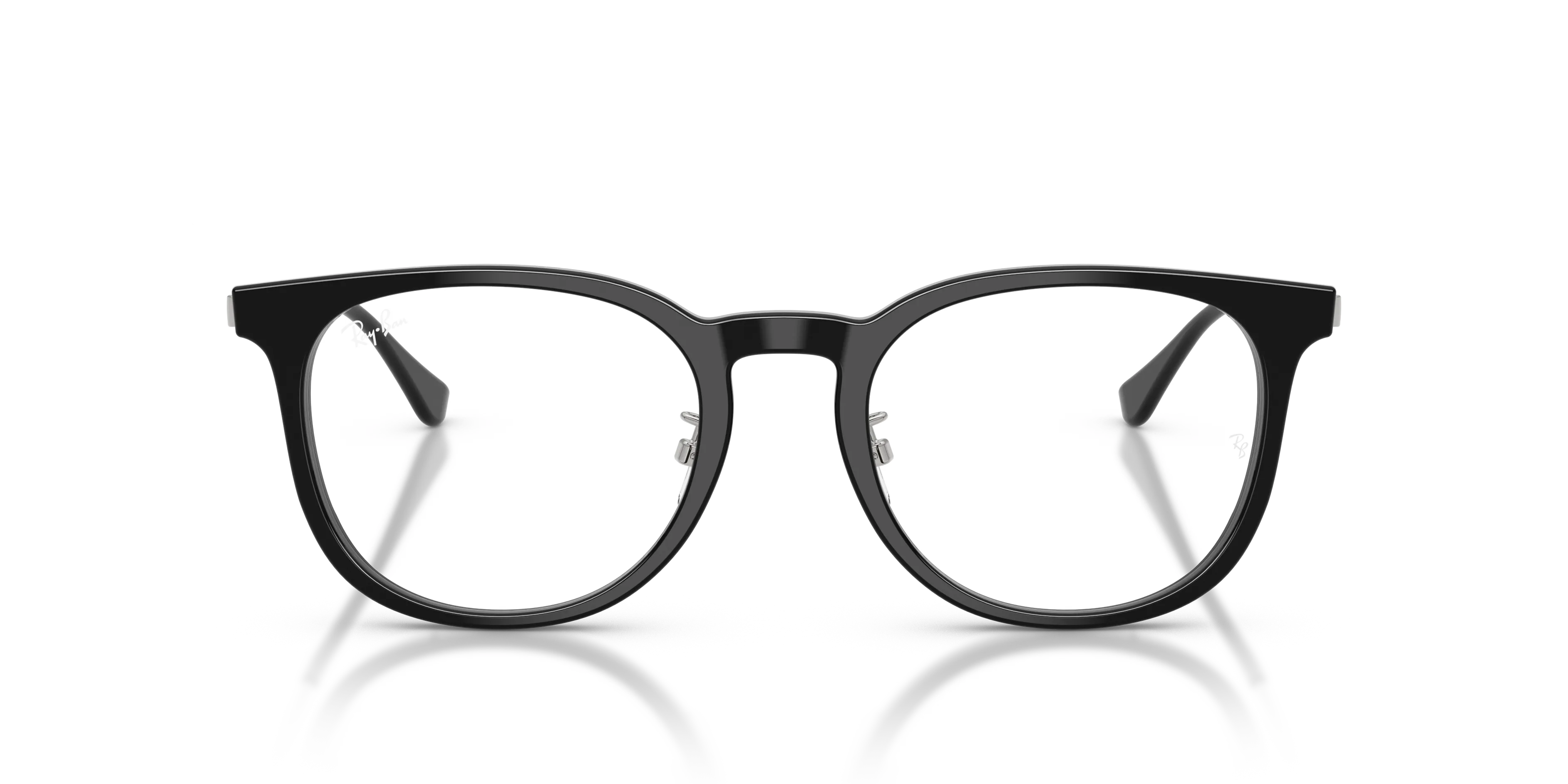 Ray - Ban RX5453D 2000 Montature da vista Acetato Nero Trasparente Squadrata Normale - immagine 3