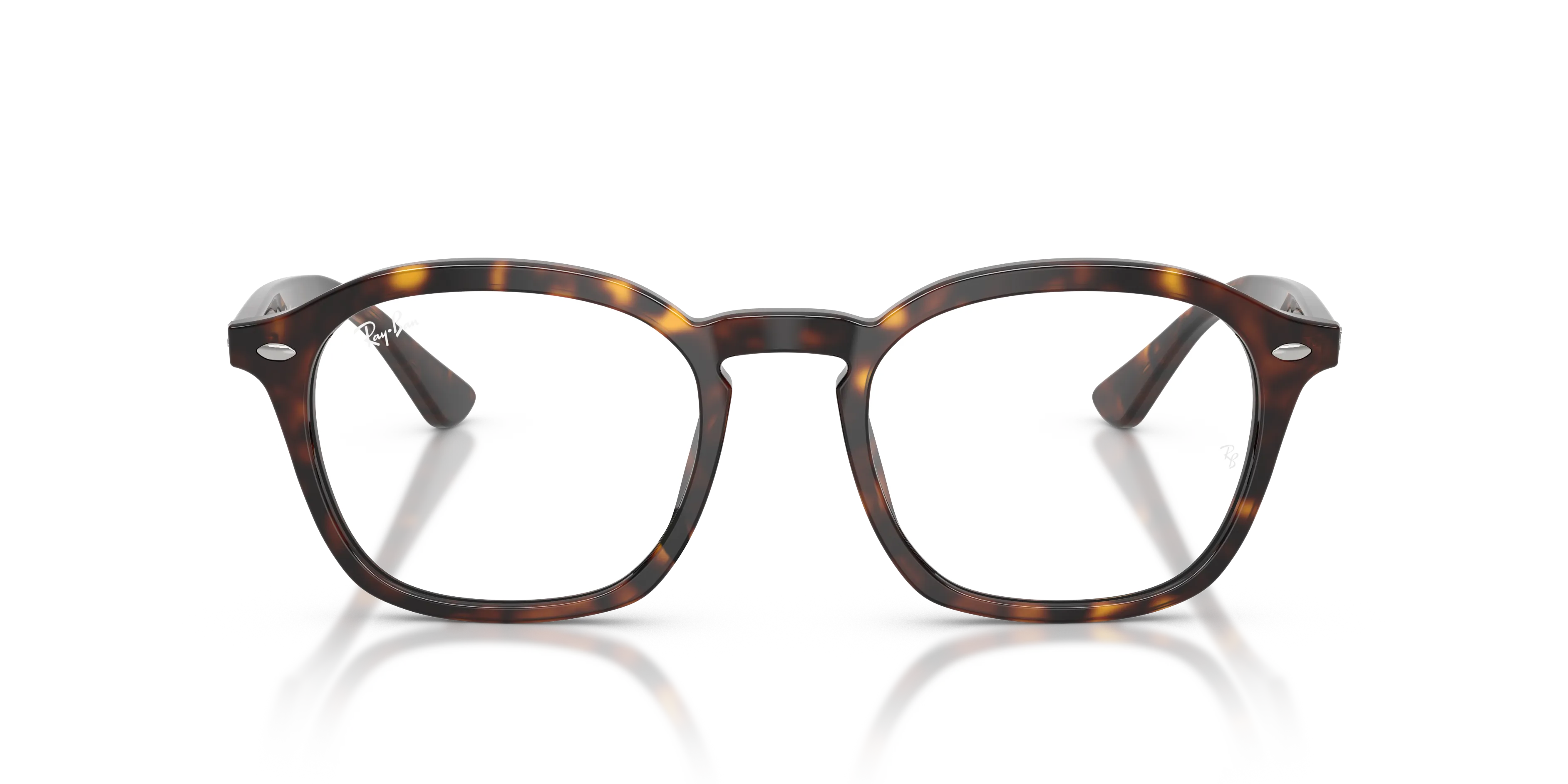 Ray - Ban RX5451 2012 Montature da vista Acetato Tartaruga Trasparente Squadrata Normale - immagine 3