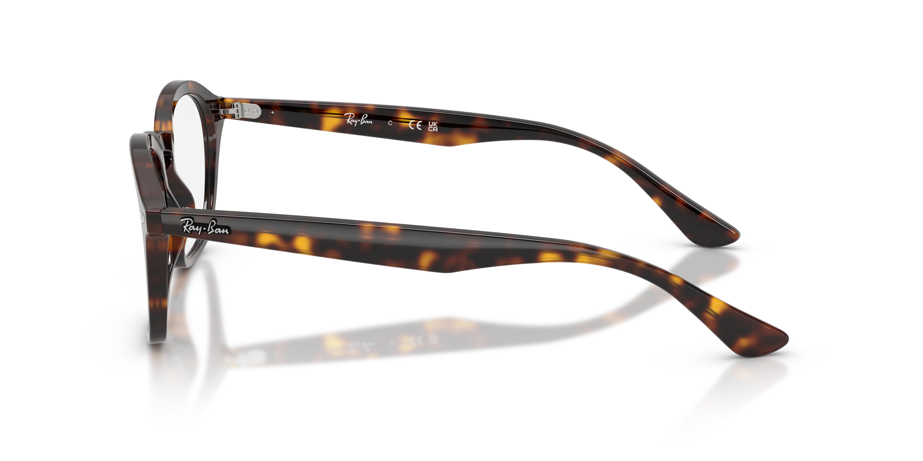 Ray - Ban RX5451 2012 Montature da vista Acetato Tartaruga Trasparente Squadrata Normale - immagine 4