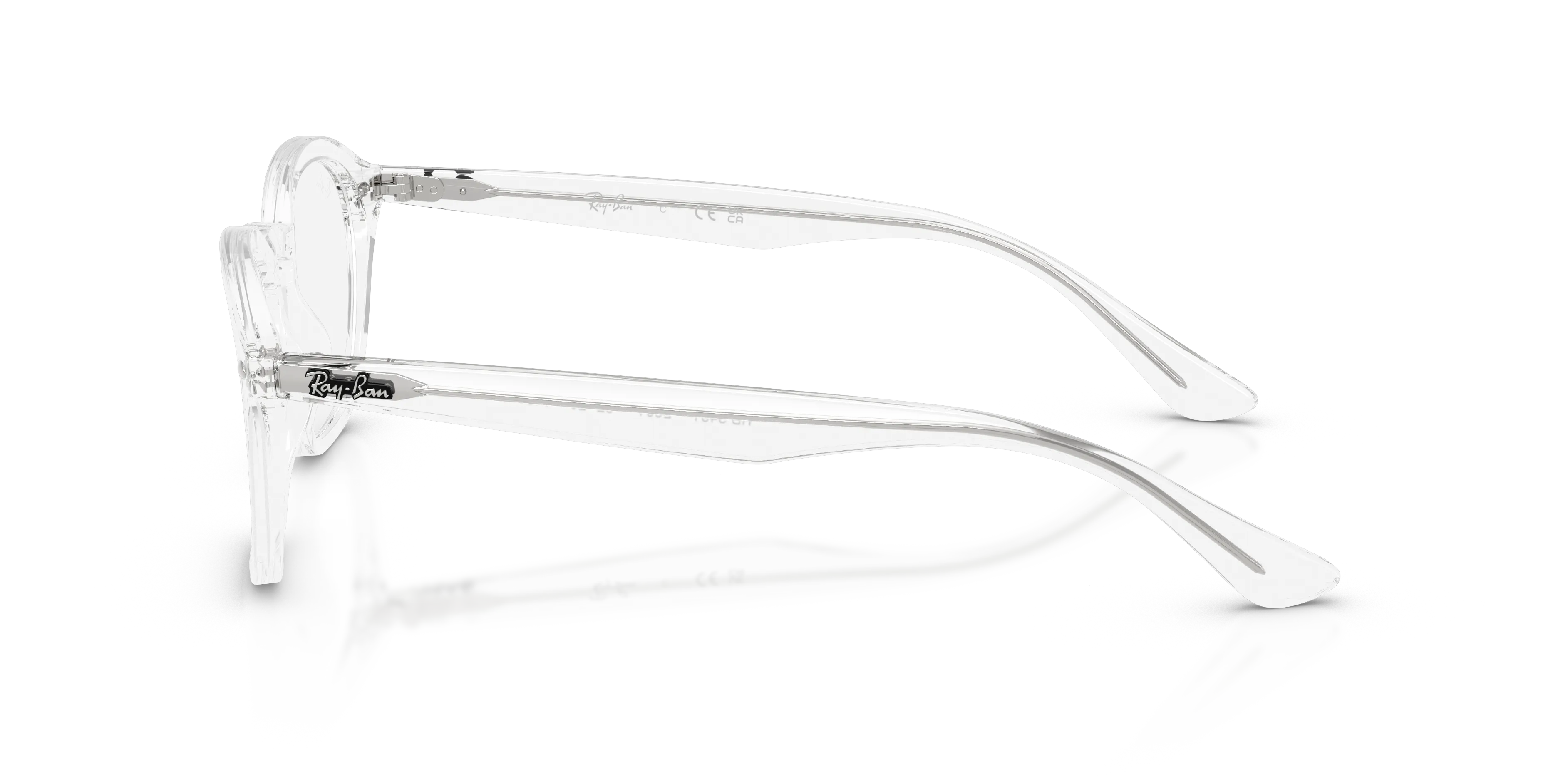 Ray - Ban RX5451 2001 Montature da vista Acetato Trasparente Trasparente Squadrata Normale - immagine 4