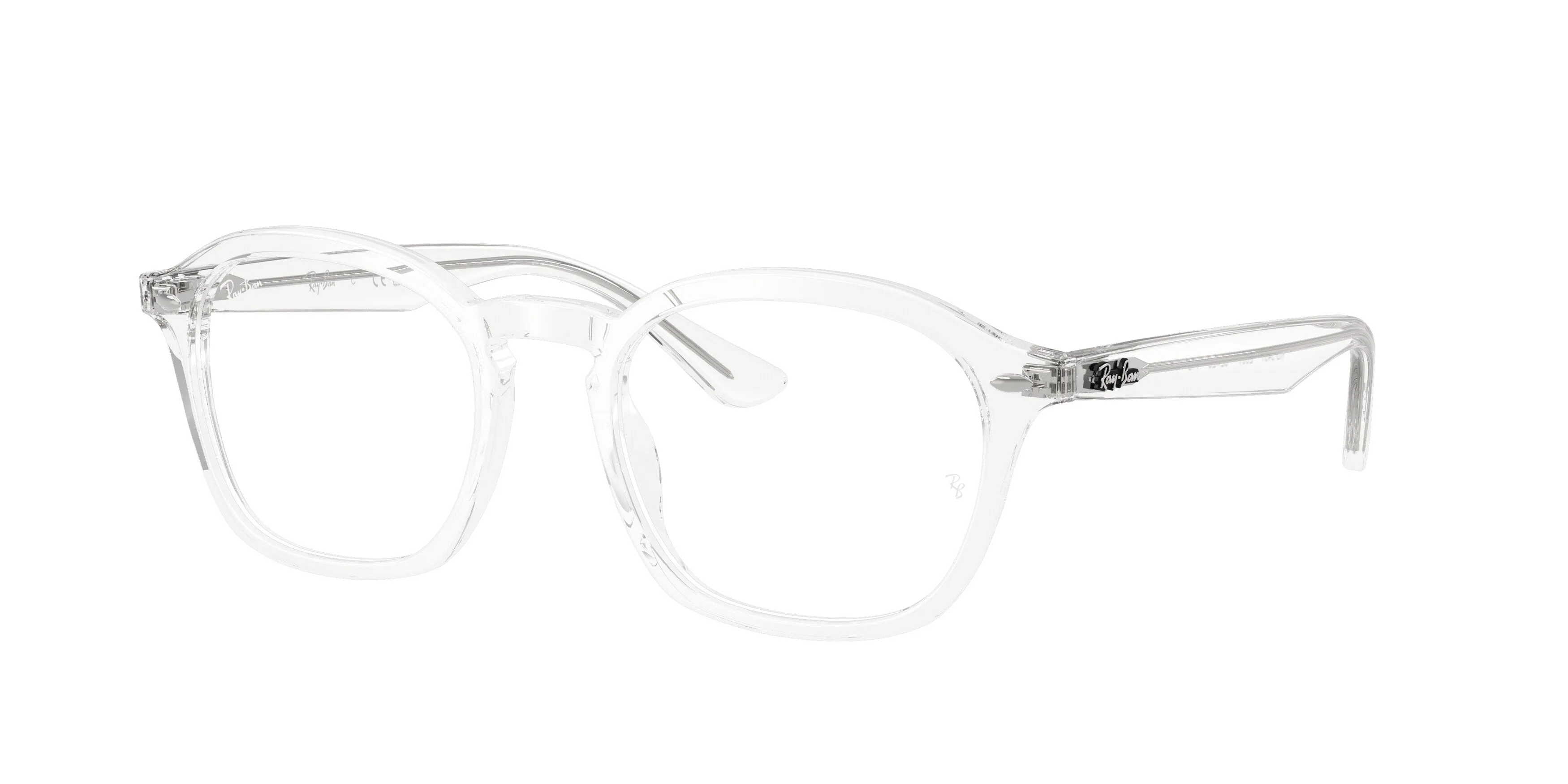 Ray - Ban RX5451 2001 Montature da vista Acetato Trasparente Trasparente Squadrata Normale - immagine 1