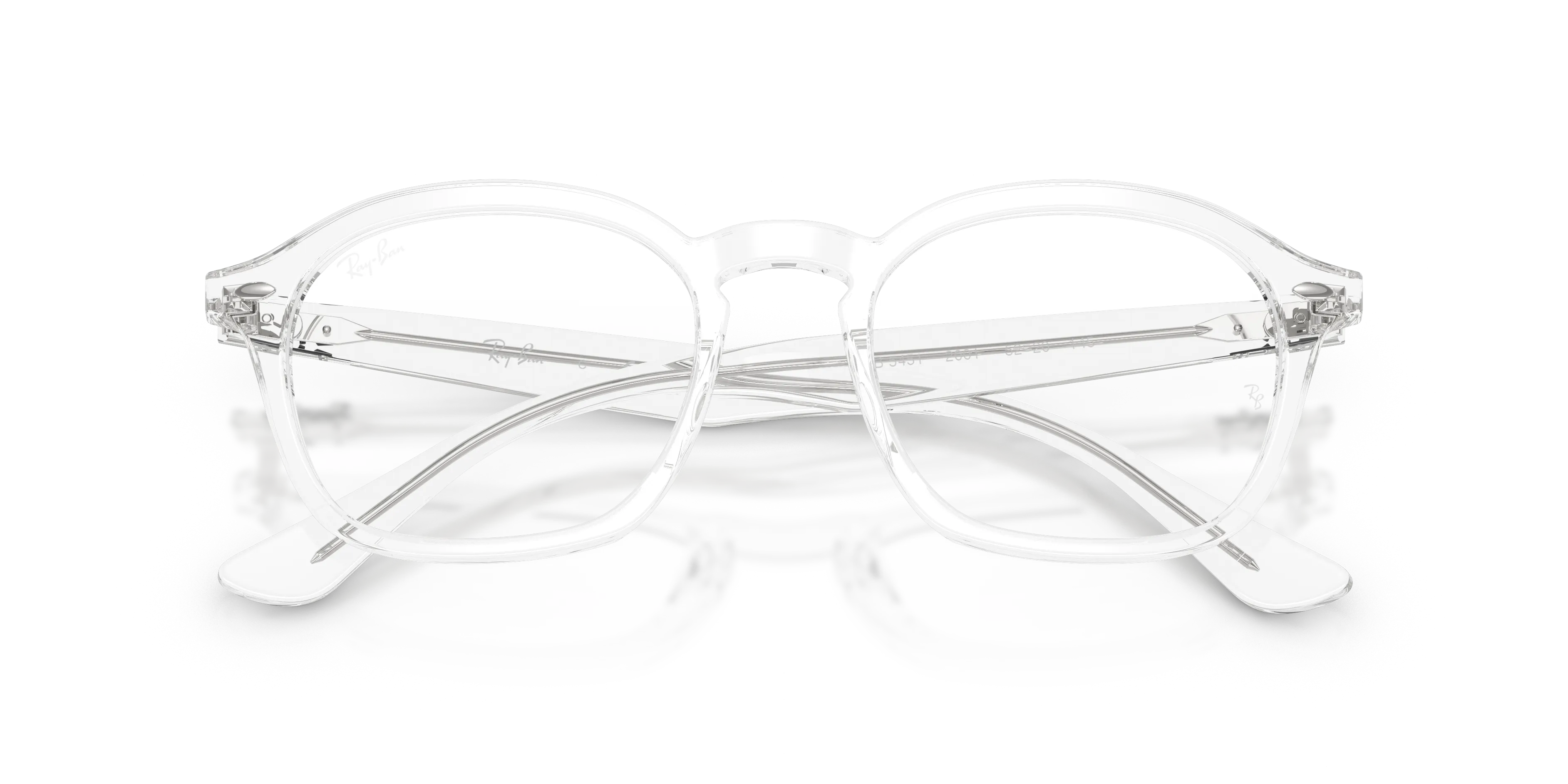 Ray - Ban RX5451 2001 Montature da vista Acetato Trasparente Trasparente Squadrata Normale - immagine 2