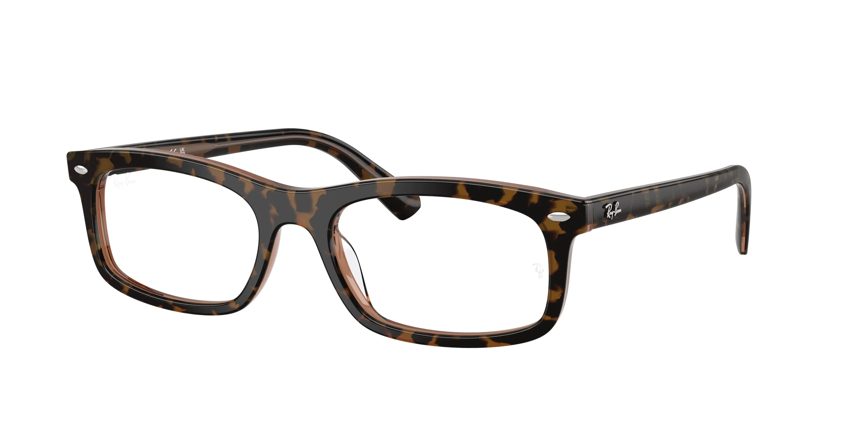 Ray - Ban RX5450 8484 Montature da vista Acetato Tartaruga Trasparente Squadrata Normale - immagine 1