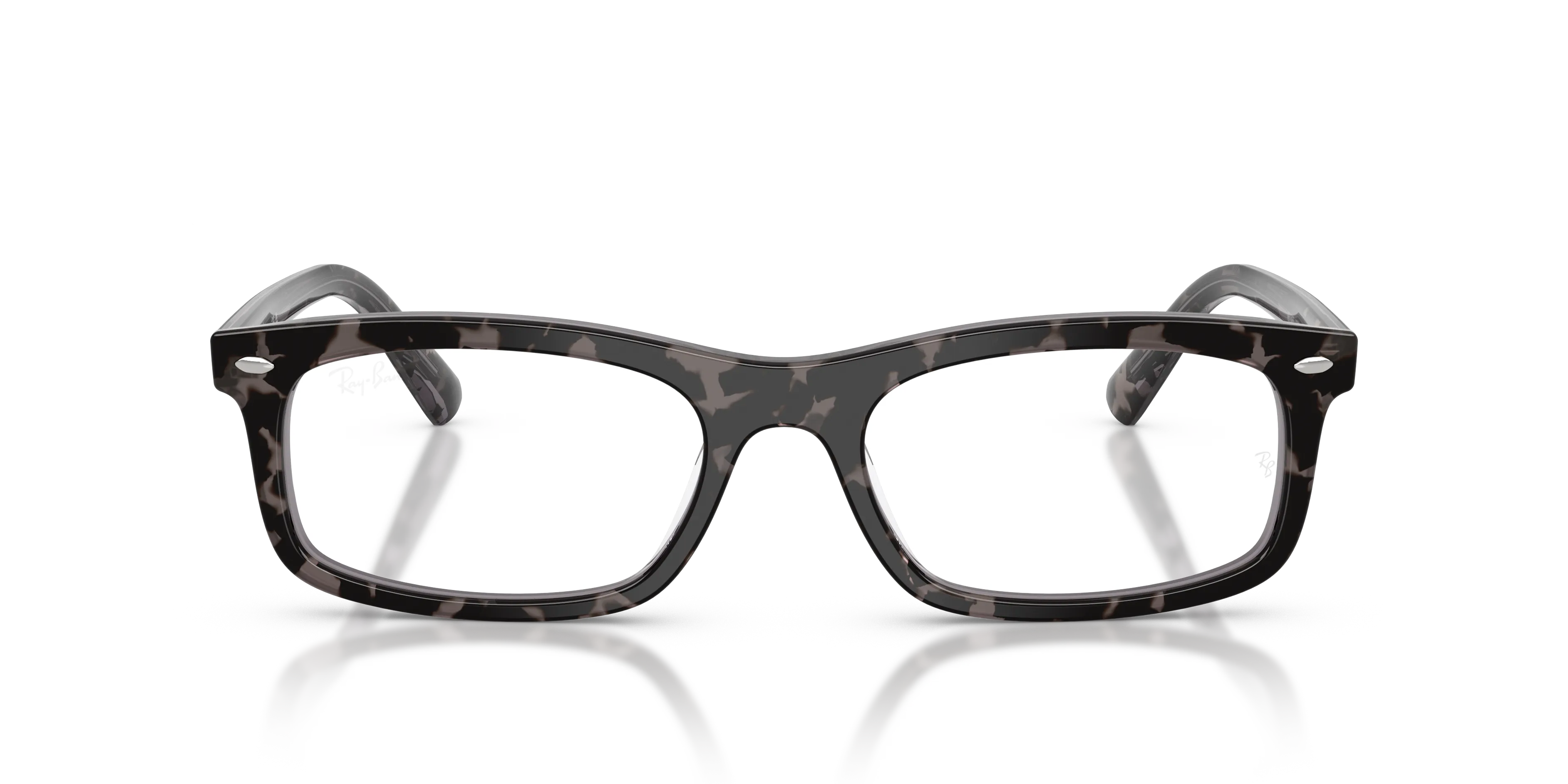 Ray - Ban RX5450 8483 Montature da vista Acetato Tartaruga Trasparente Squadrata Normale - immagine 3