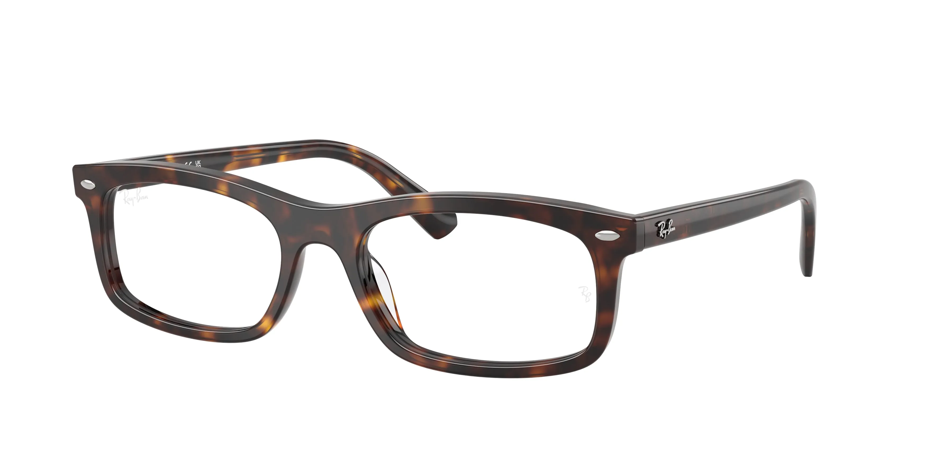 Ray - Ban RX5450 2012 Montature da vista Acetato Tartaruga Trasparente Squadrata Normale - immagine 1