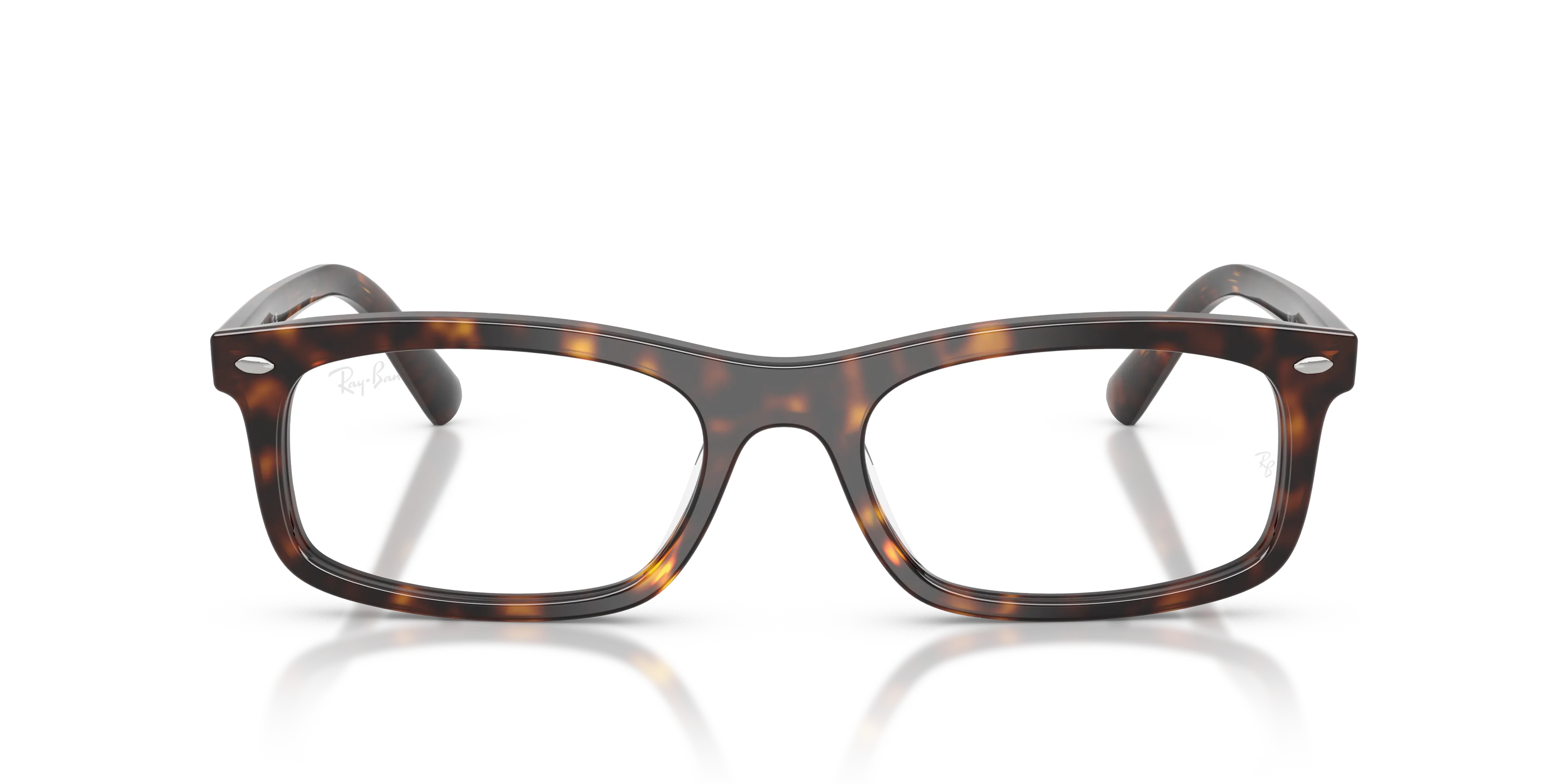 Ray - Ban RX5450 2012 Montature da vista Acetato Tartaruga Trasparente Squadrata Normale - immagine 3
