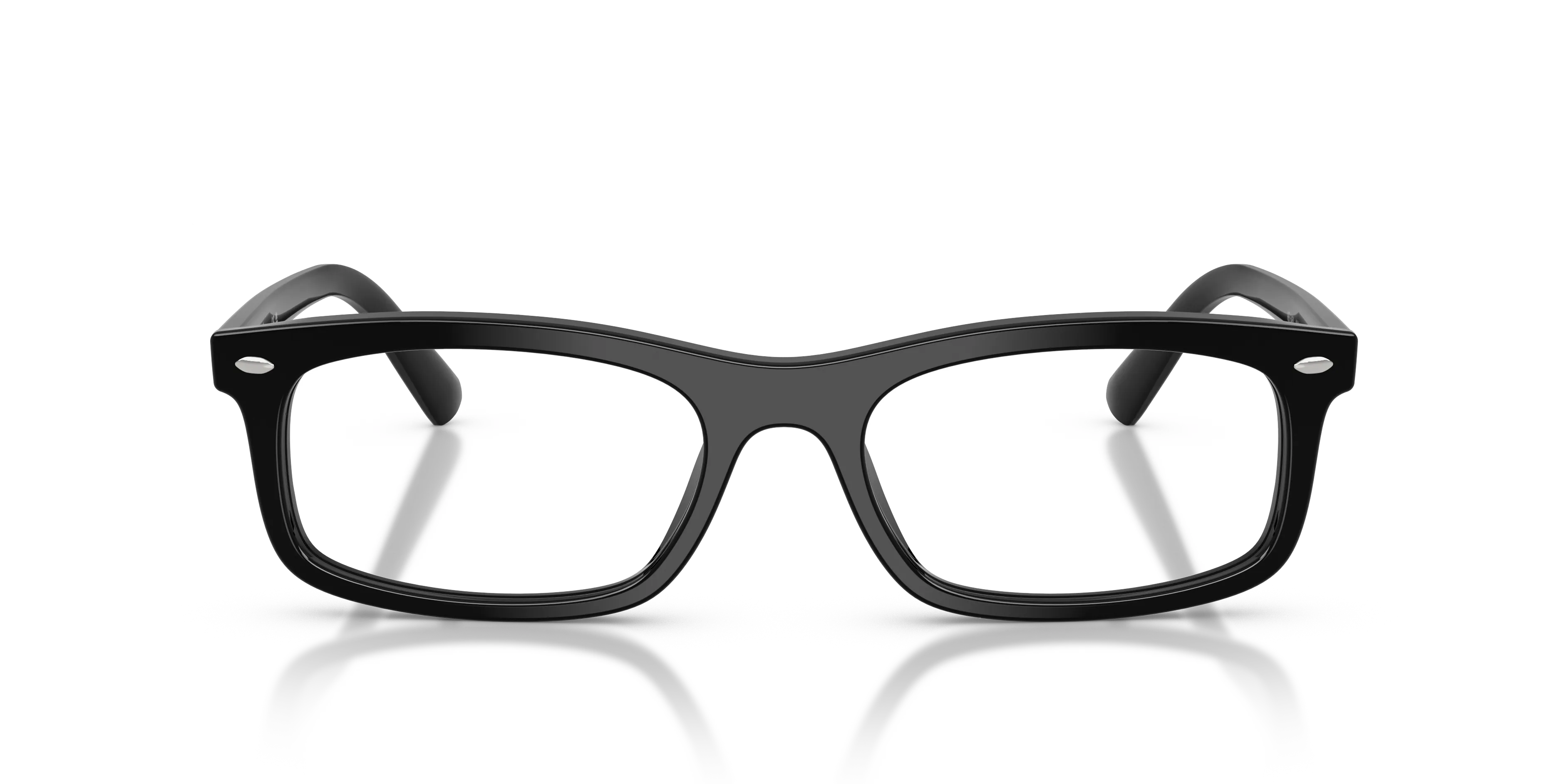 Ray - Ban RX5450 2000 Montature da vista Acetato Nero Trasparente Squadrata Normale - immagine 3