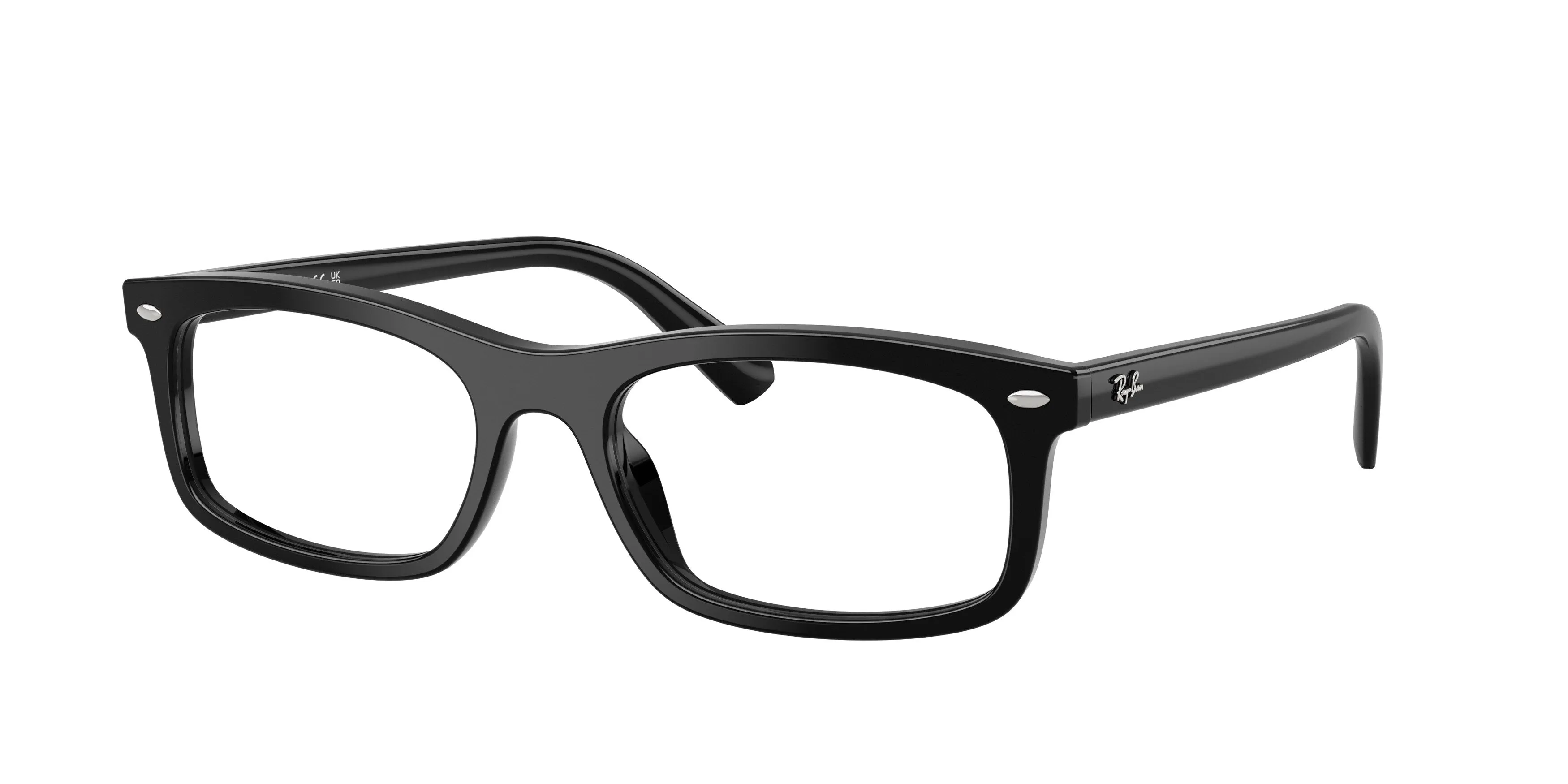 Ray - Ban RX5450 2000 Montature da vista Acetato Nero Trasparente Squadrata Normale - immagine 1