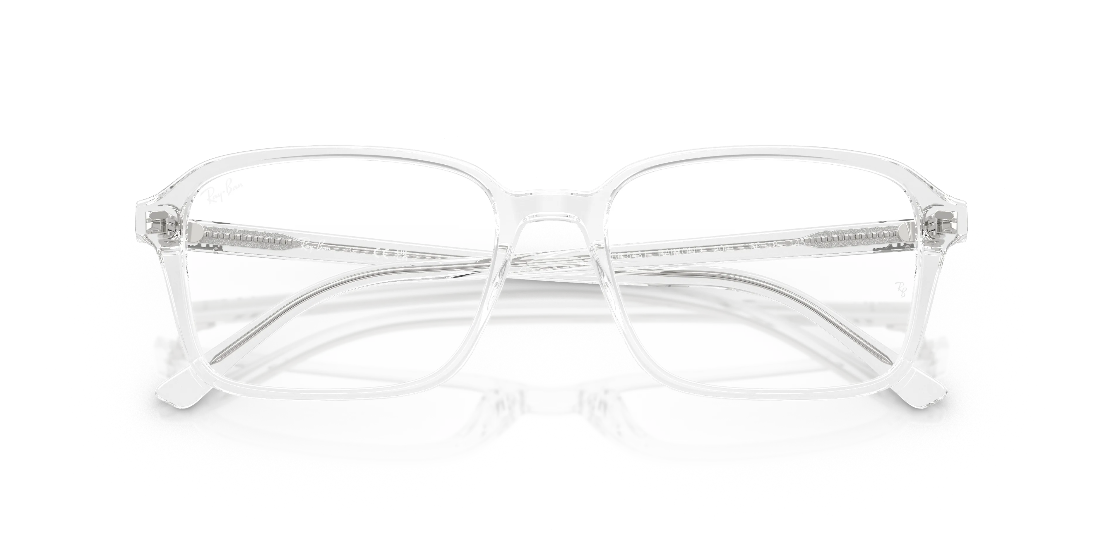 Ray - Ban RX5431 RAIMOND 2001 Montature da vista Acetato Trasparente Trasparente Squadrata Normale - immagine 2