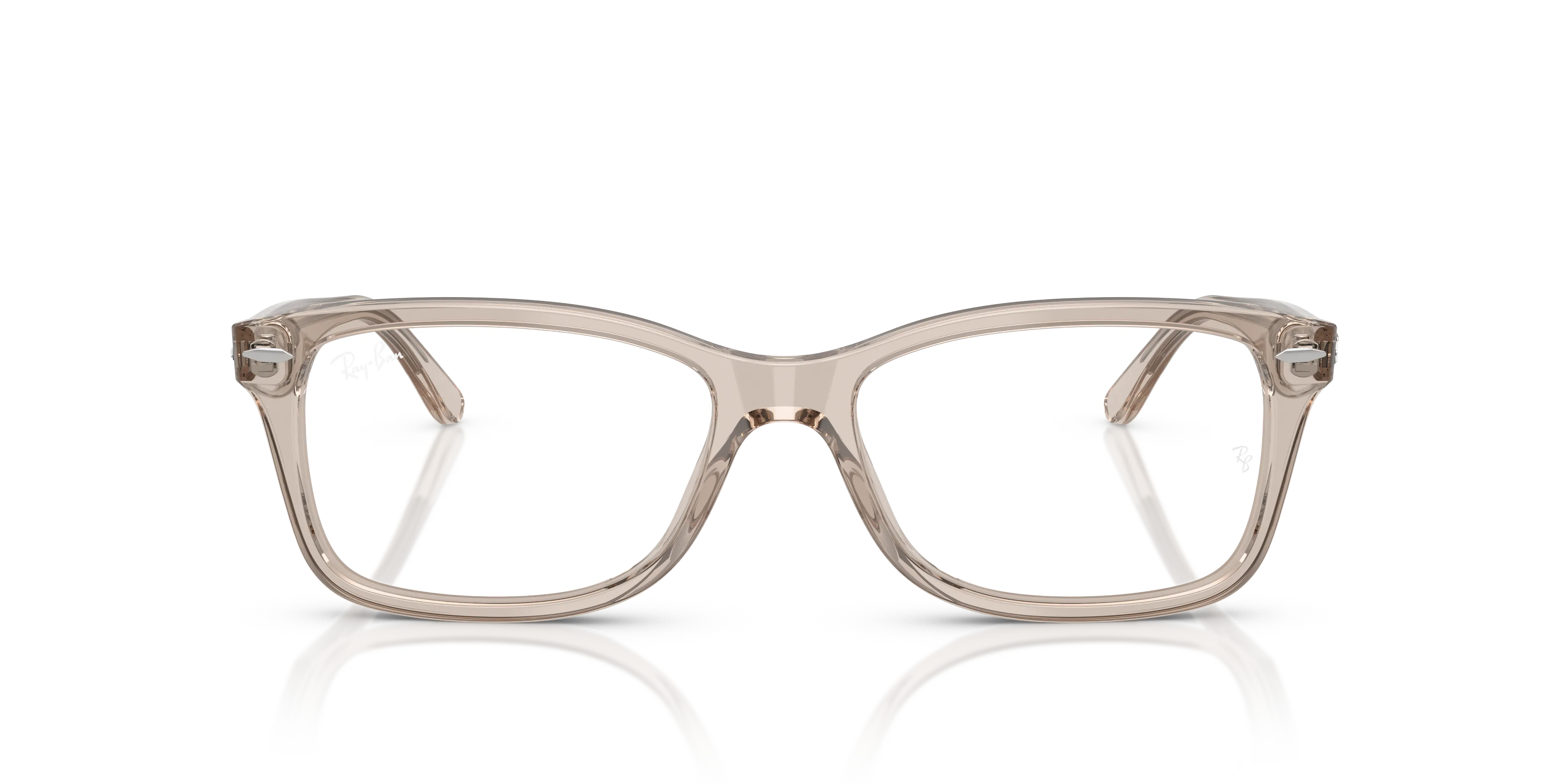 Ray - Ban RX5428 8457 Montature da vista Acetato Grigio Trasparente Squadrata Normale - immagine 3