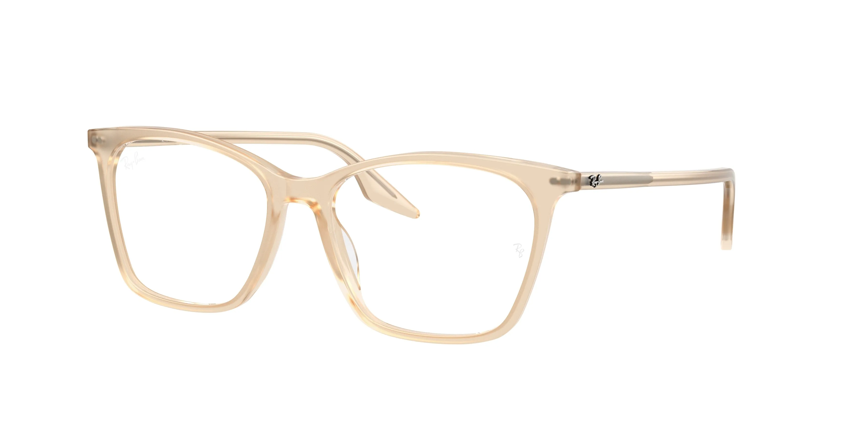 Ray - Ban RX5422 8505 Montature da vista Acetato Beige Trasparente Cat Eye Normale - immagine 1