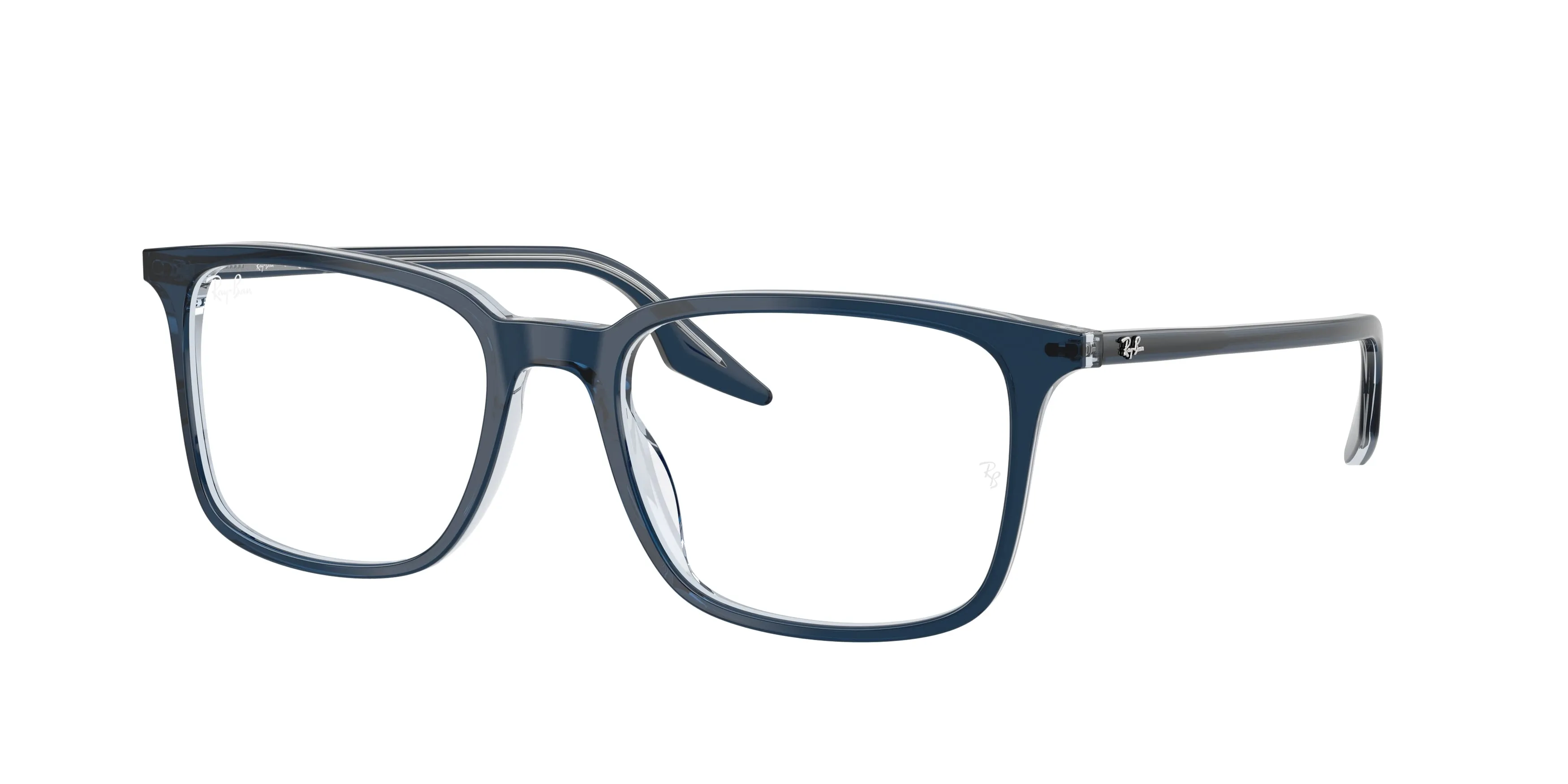 Ray - Ban RX5421 8324 Montature da vista Acetato Nero Trasparente Squadrata Normale - immagine 1