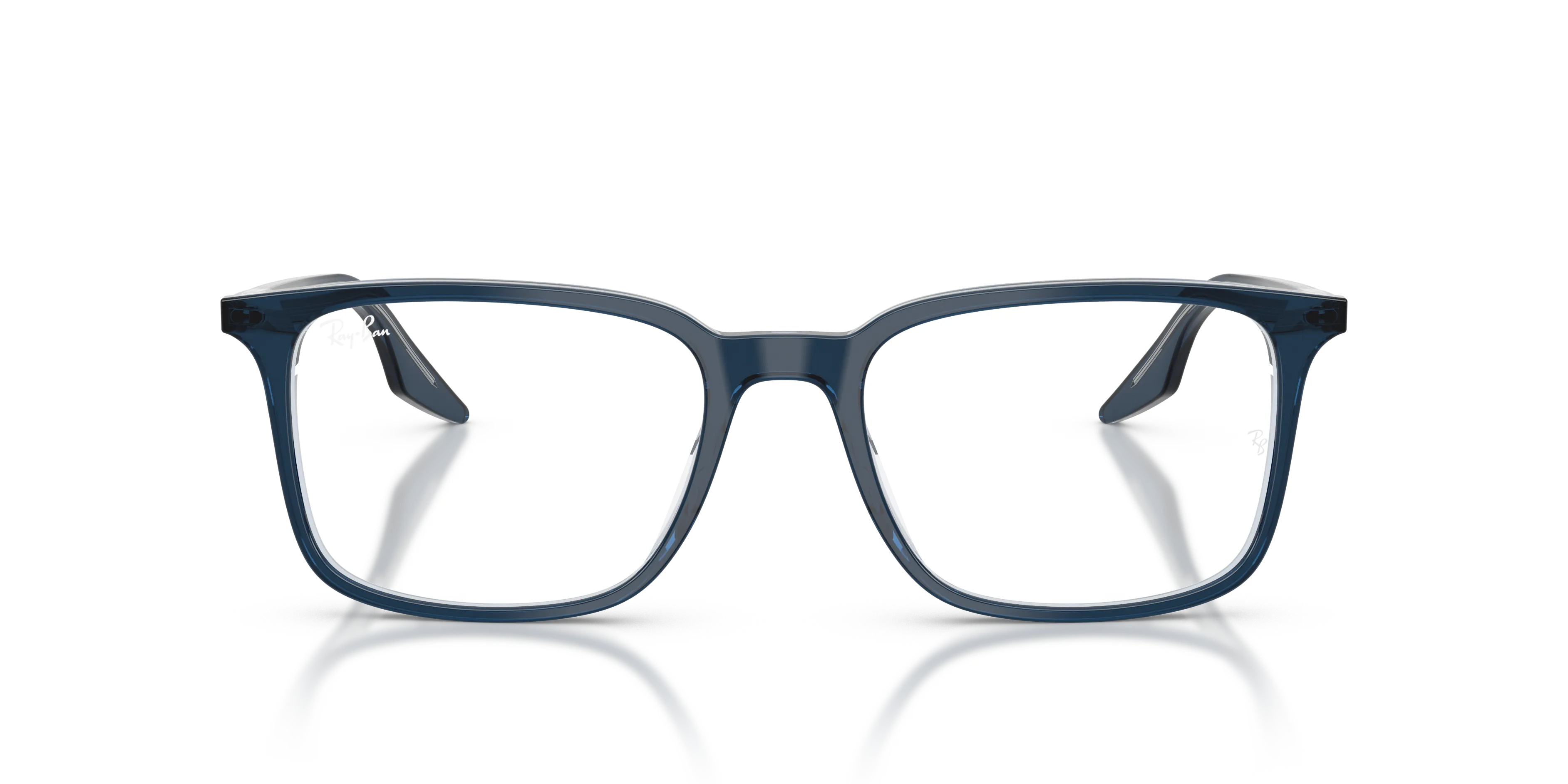 Ray - Ban RX5421 8324 Montature da vista Acetato Nero Trasparente Squadrata Normale - immagine 3