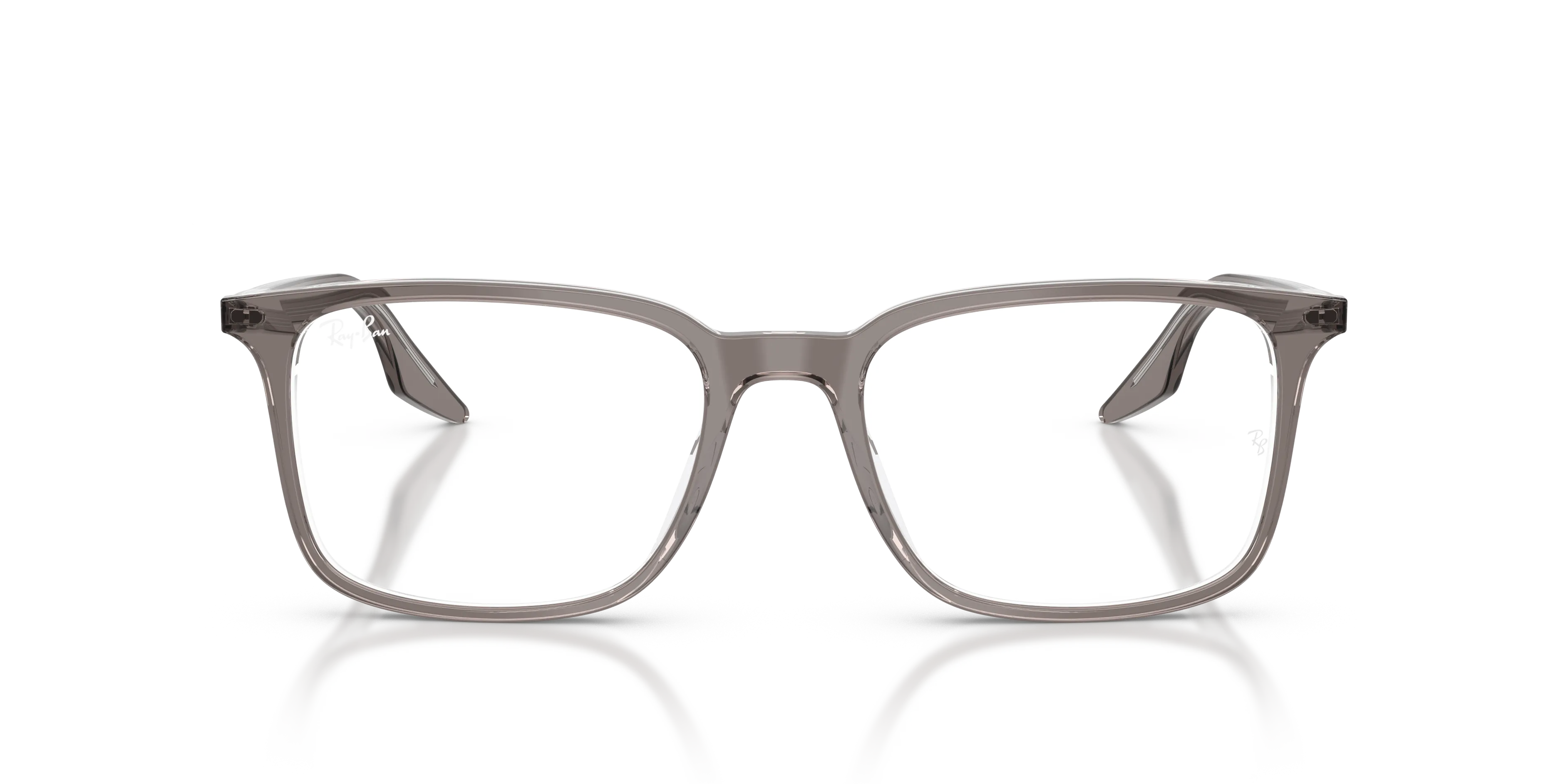 Ray - Ban RX5421 8111 Montature da vista Acetato Grigio Trasparente Squadrata Normale - immagine 3
