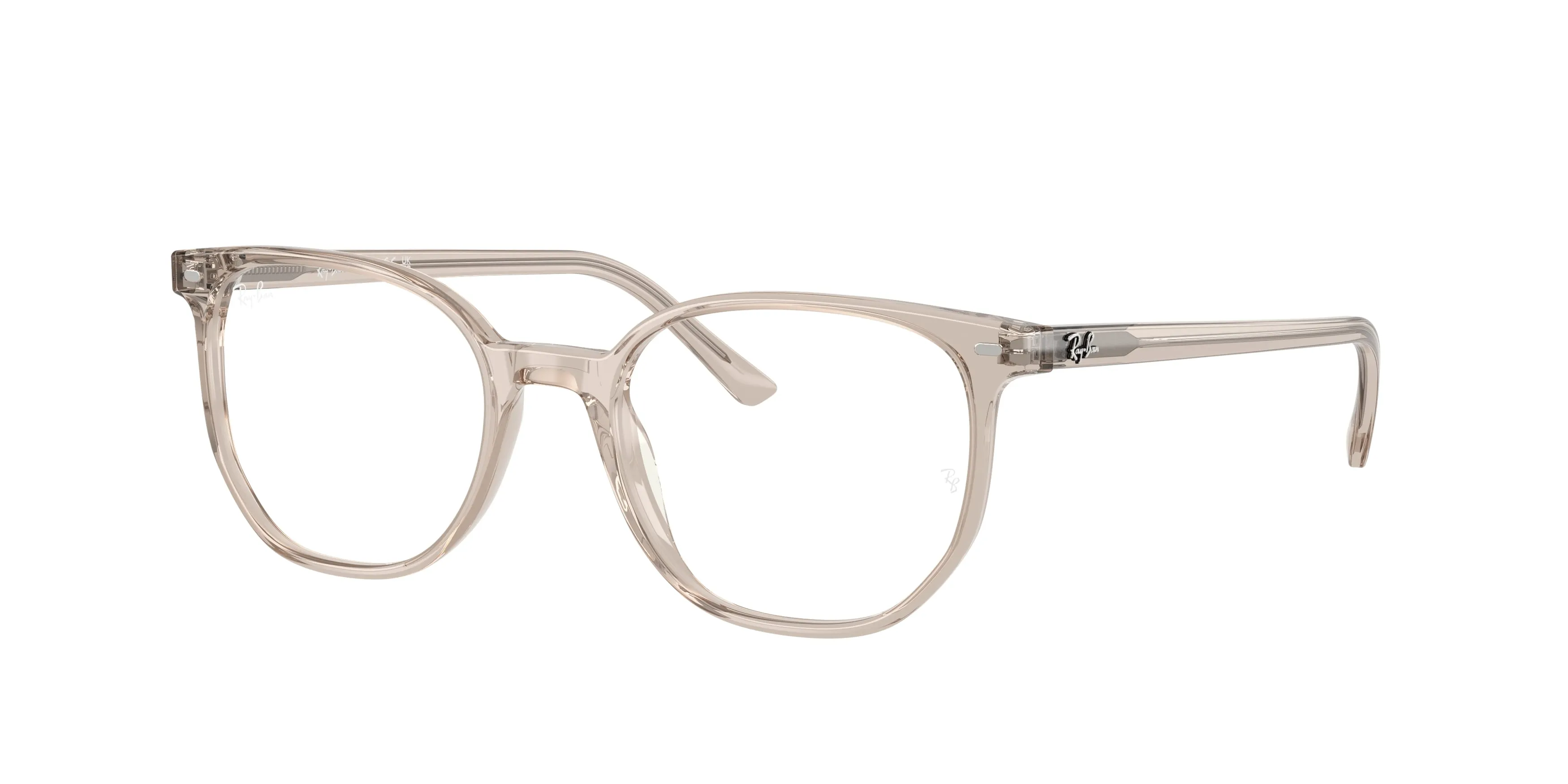 Ray - Ban RX5397 ELLIOT 8449 Montature da vista Acetato Marrone Trasparente Geometrica Normale - immagine 1